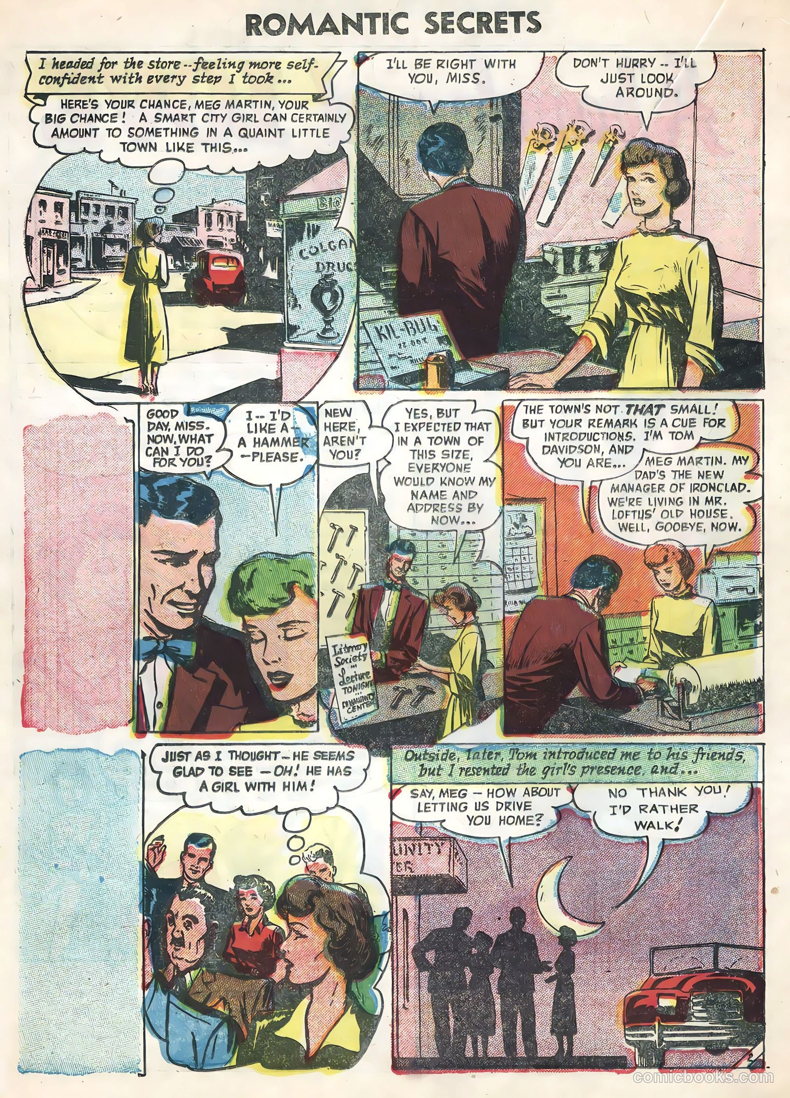 Romantic Secrets #7 (1956) — page 20 of 36