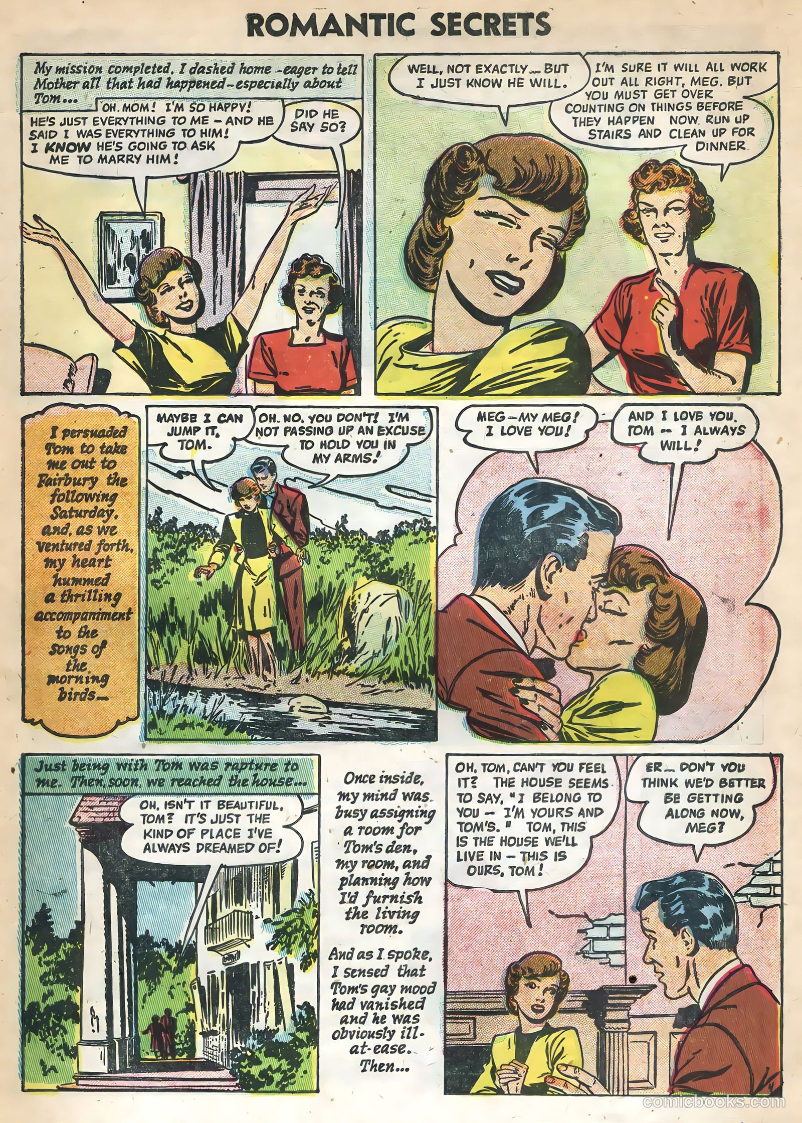 Romantic Secrets #7 (1956) — page 23 of 36