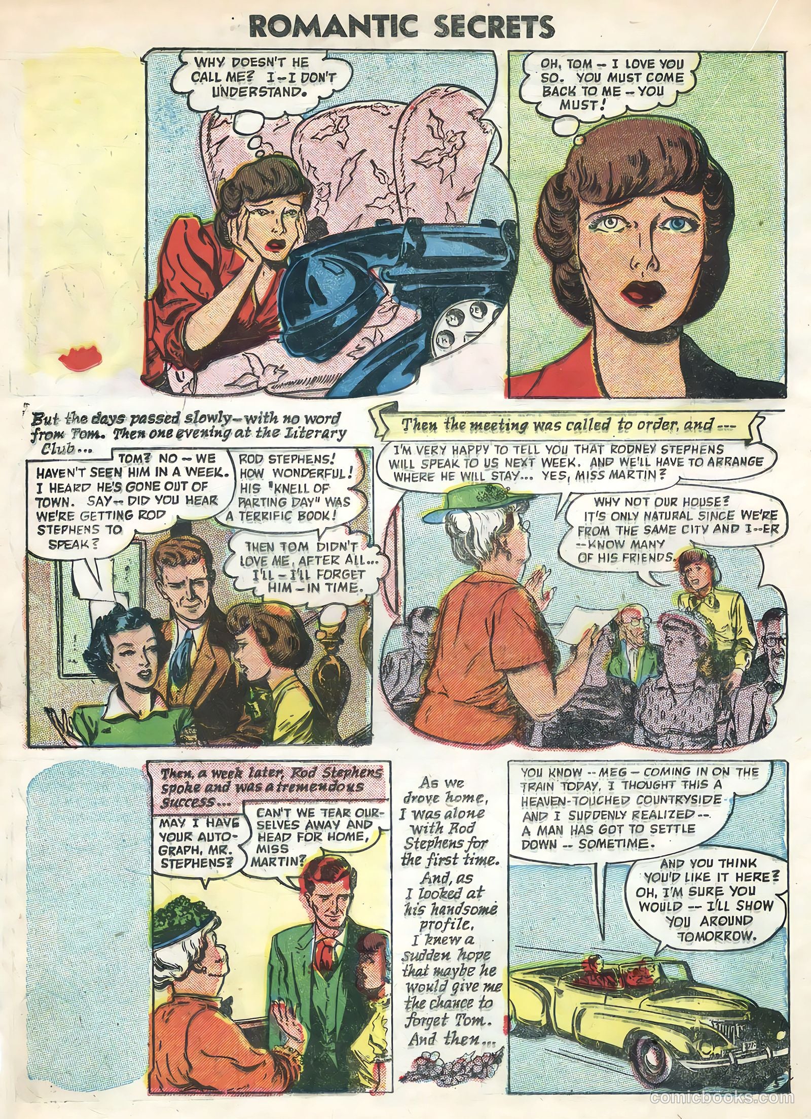 Romantic Secrets #7 (1956) — page 24 of 36