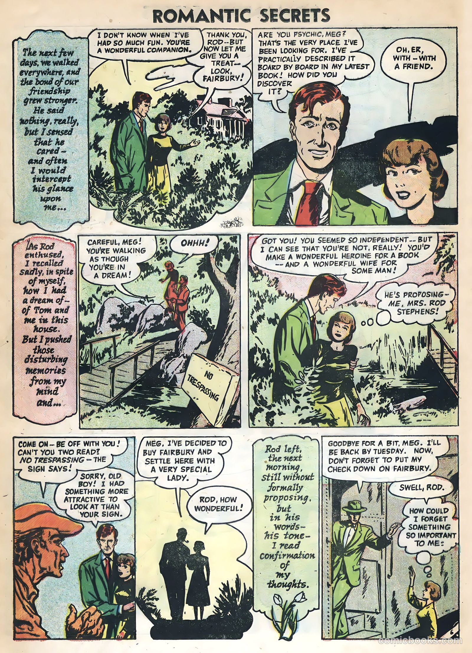 Romantic Secrets #7 (1956) — page 25 of 36