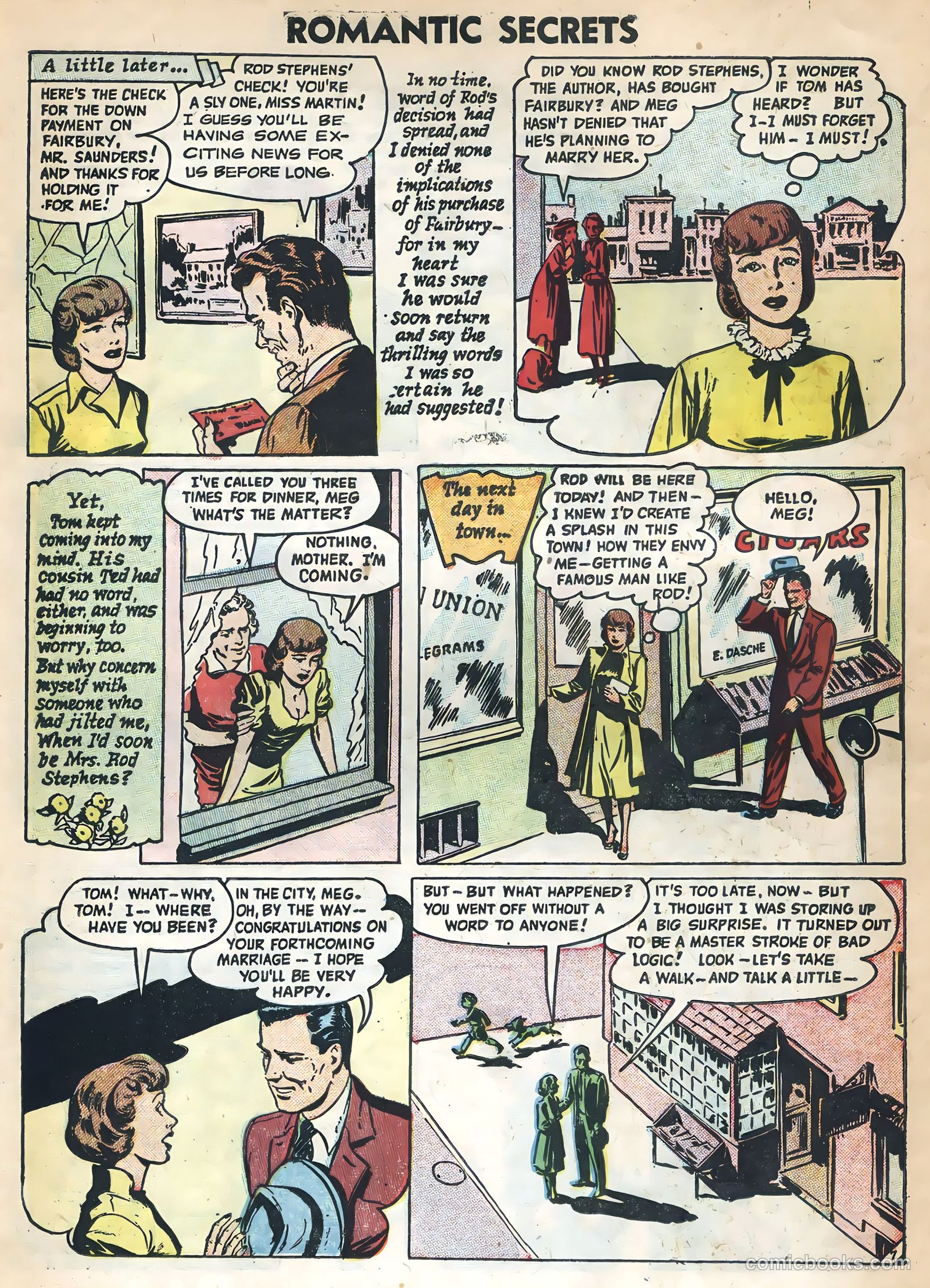 Romantic Secrets #7 (1956) — page 26 of 36
