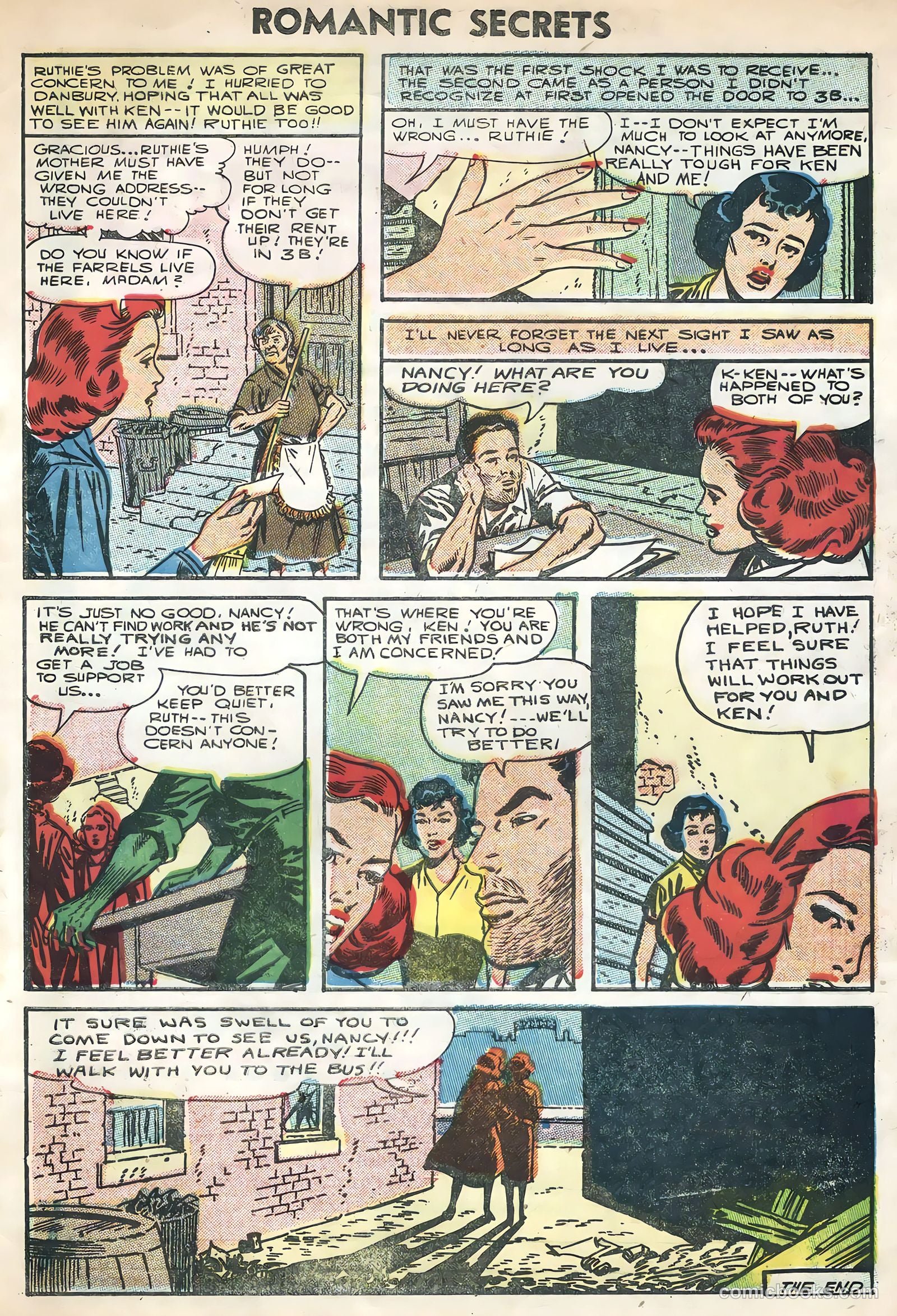 Romantic Secrets #7 (1956) — page 33 of 36