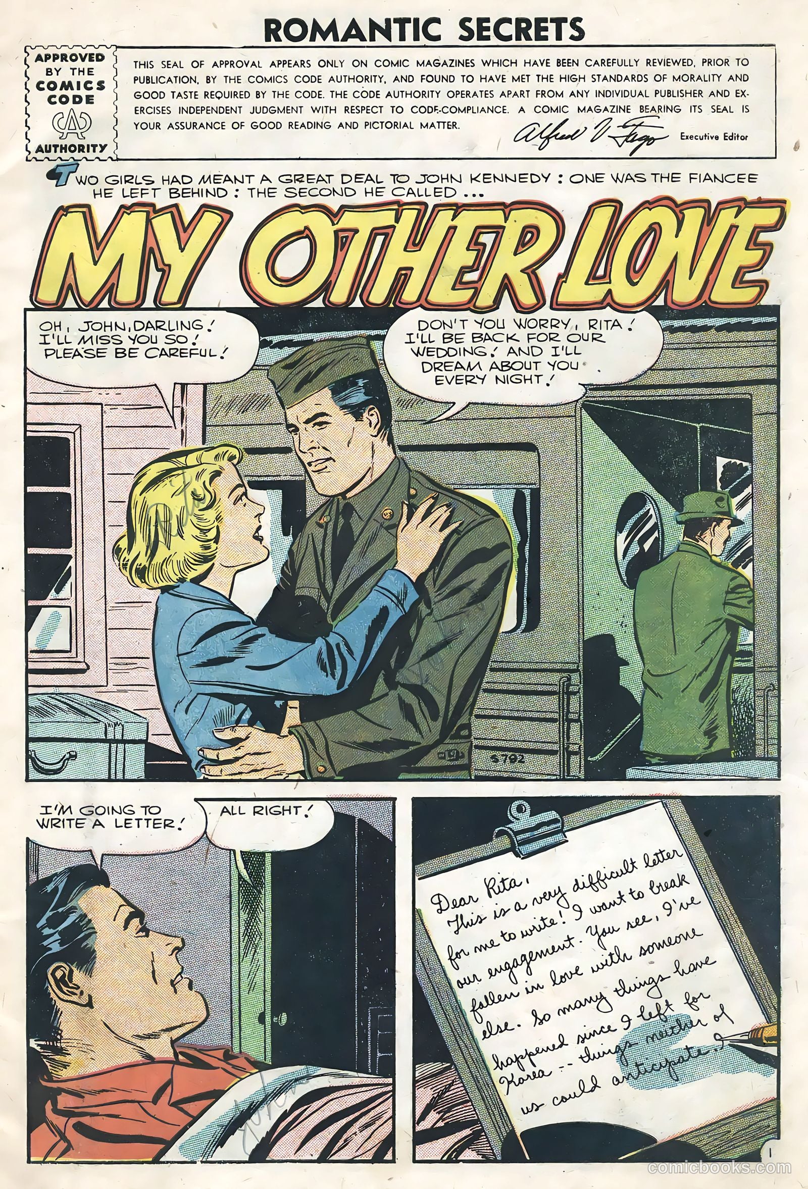 Romantic Secrets #8 (1956) — page 3 of 36