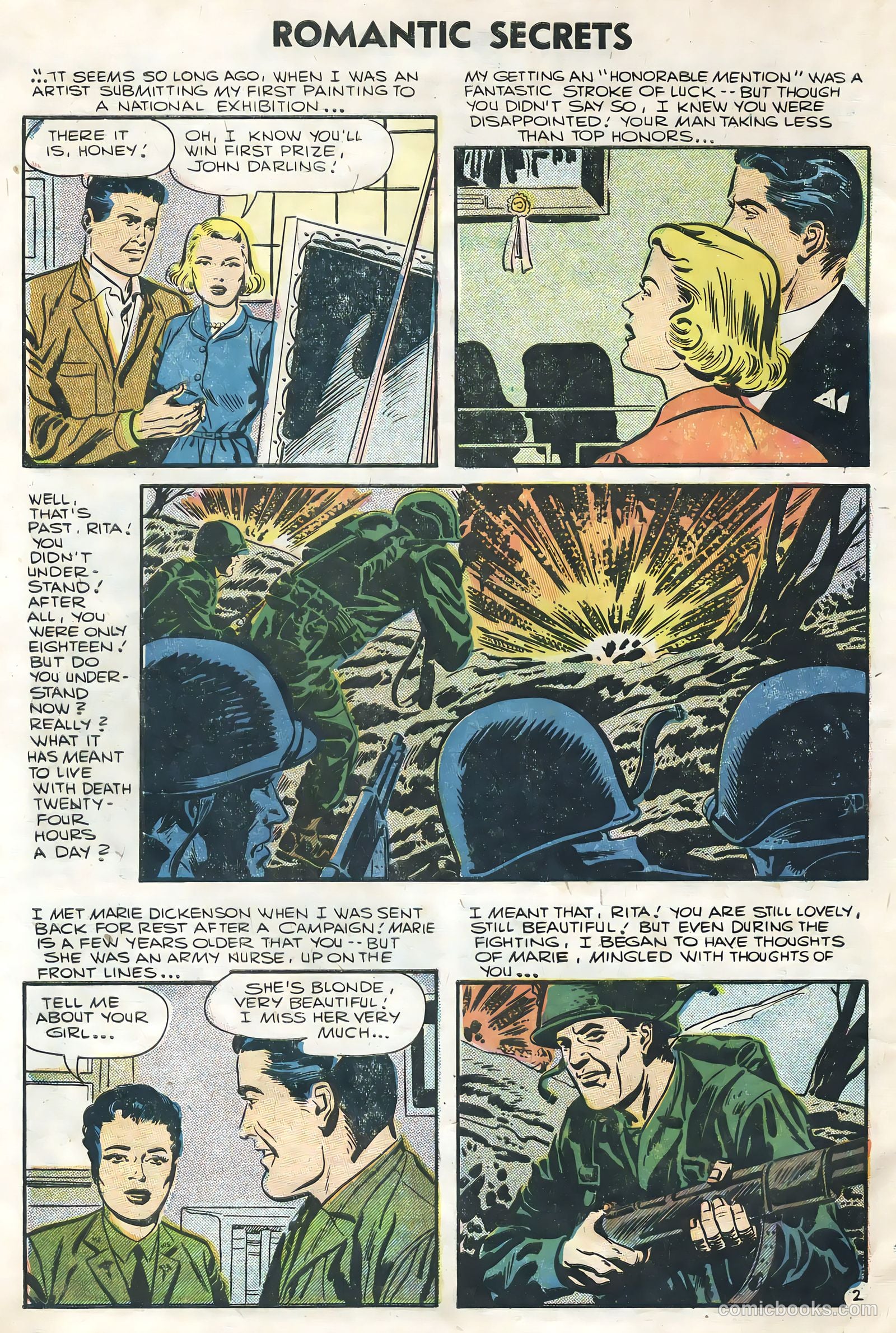 Romantic Secrets #8 (1956) — page 4 of 36