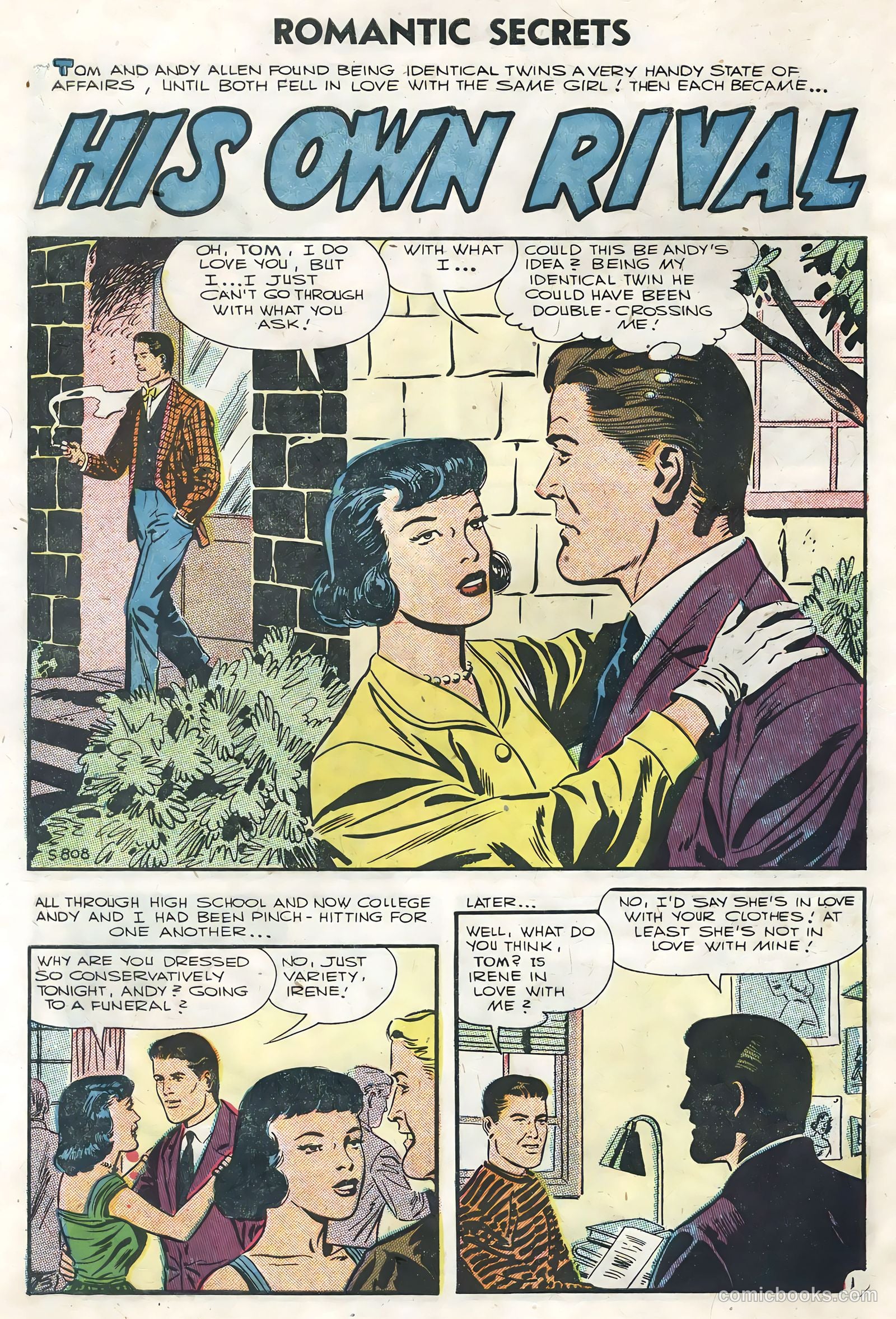 Romantic Secrets #8 (1956) — page 10 of 36