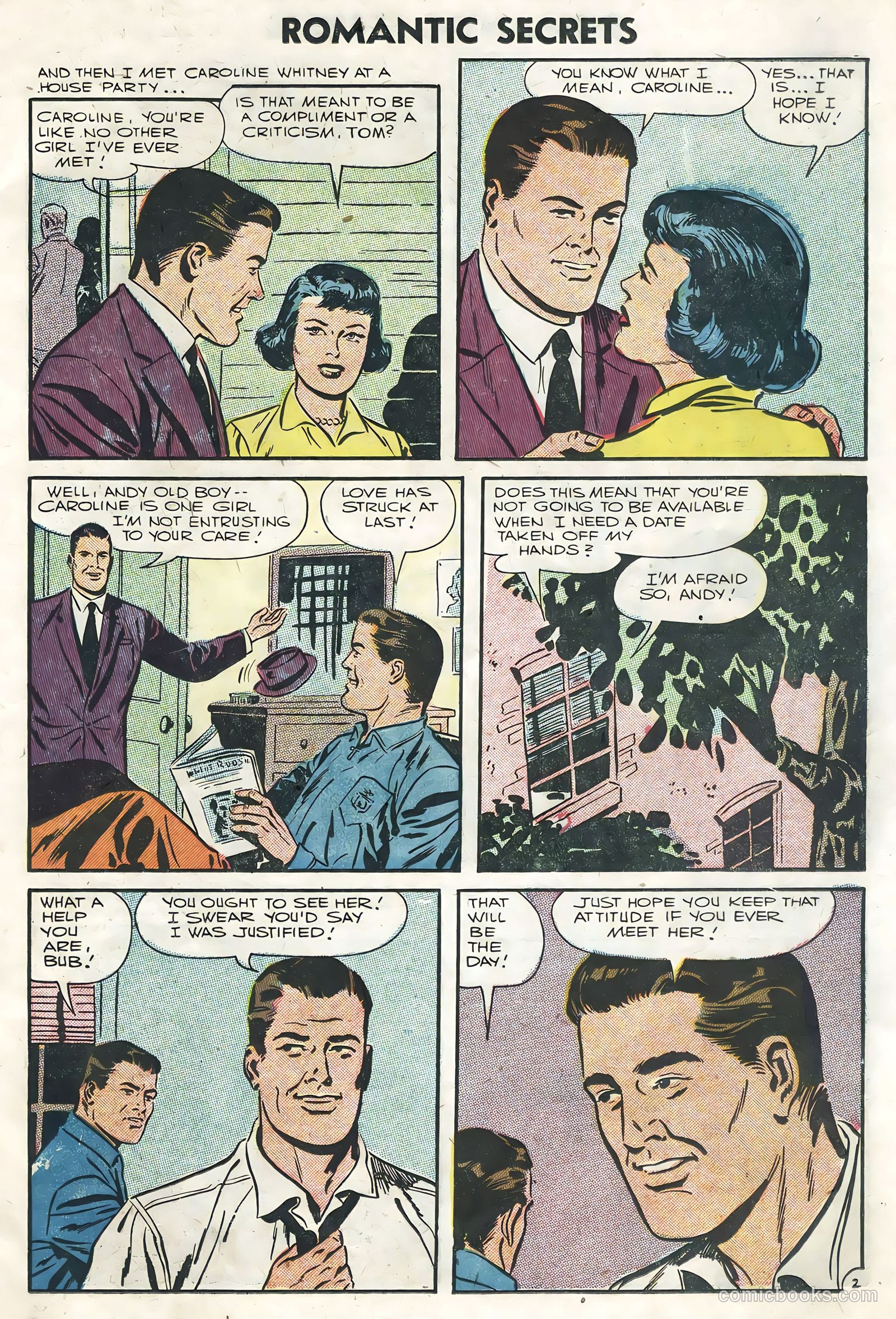 Romantic Secrets #8 (1956) — page 11 of 36
