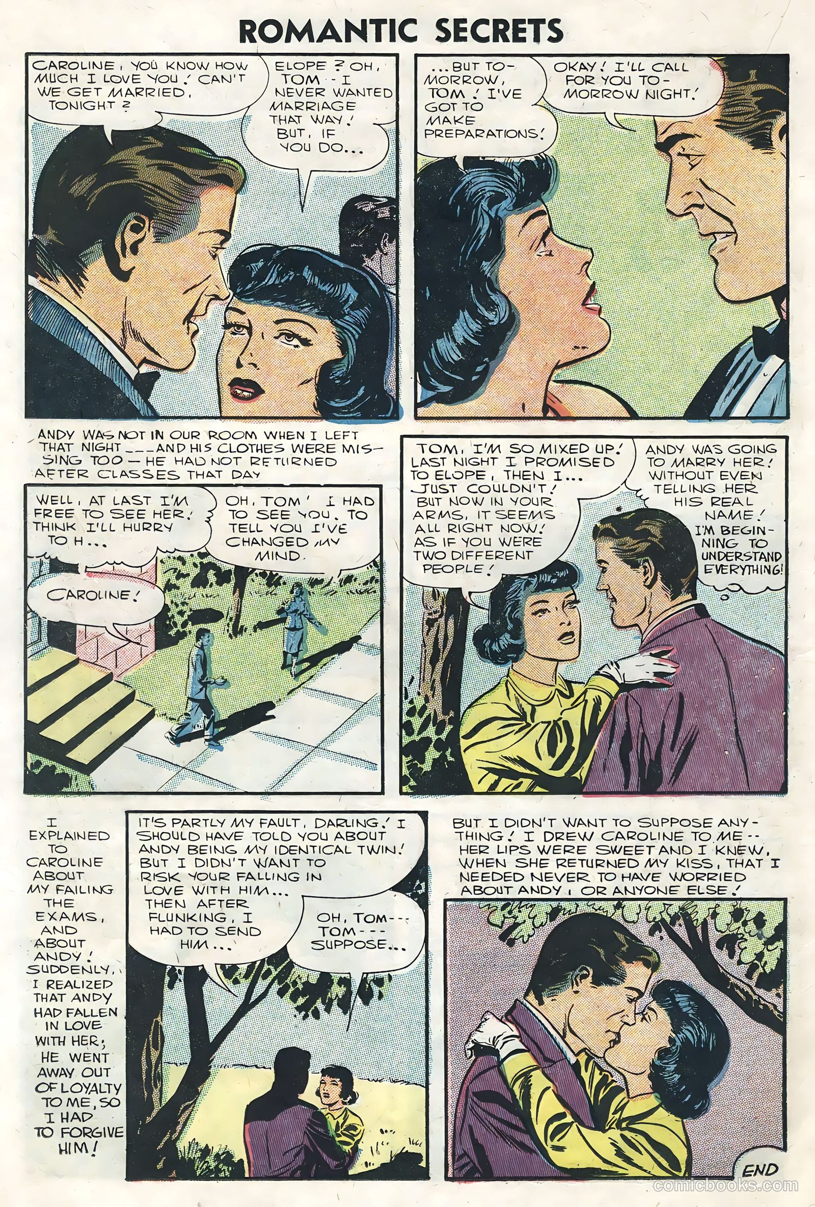 Romantic Secrets #8 (1956) — page 14 of 36