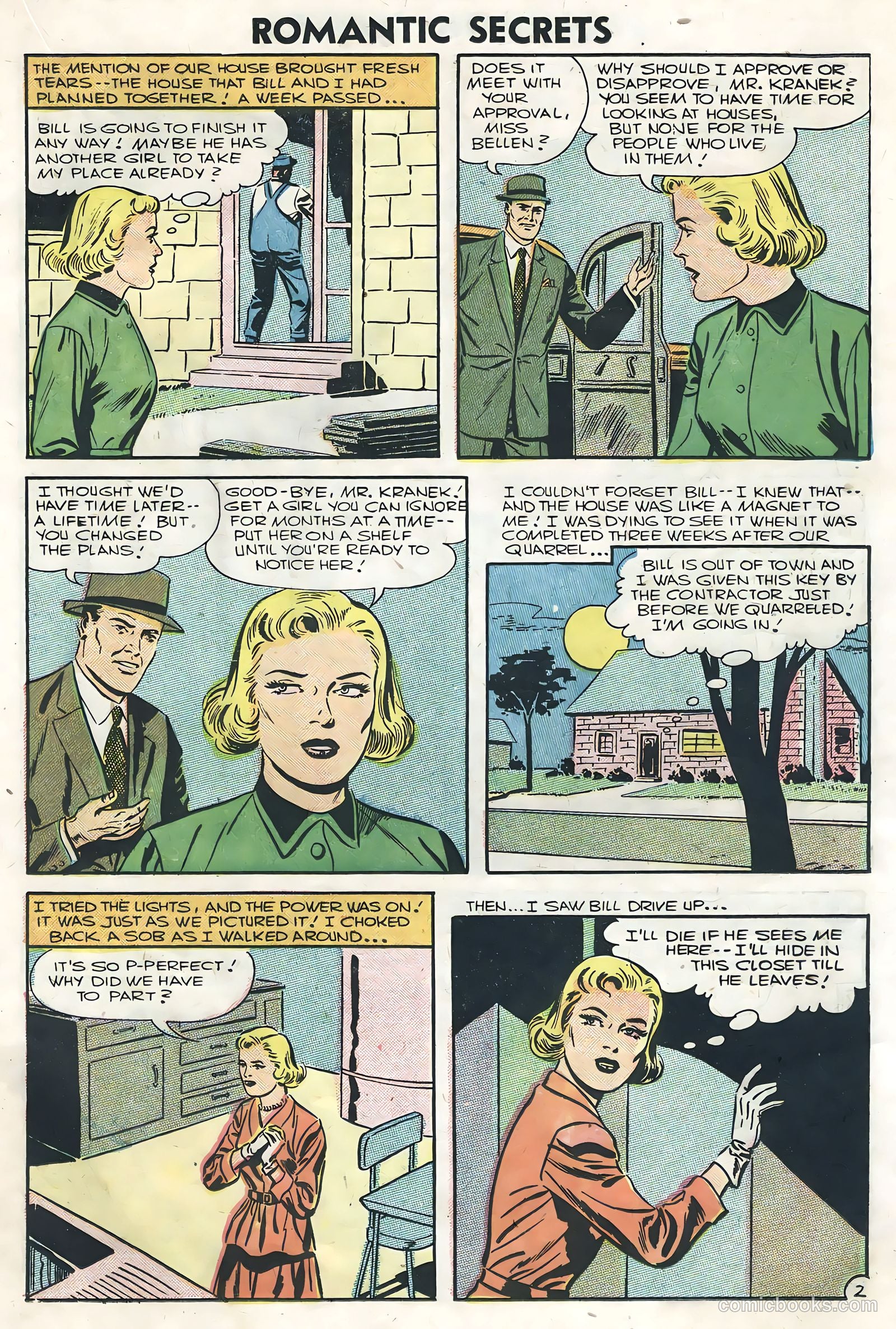 Romantic Secrets #8 (1956) — page 19 of 36