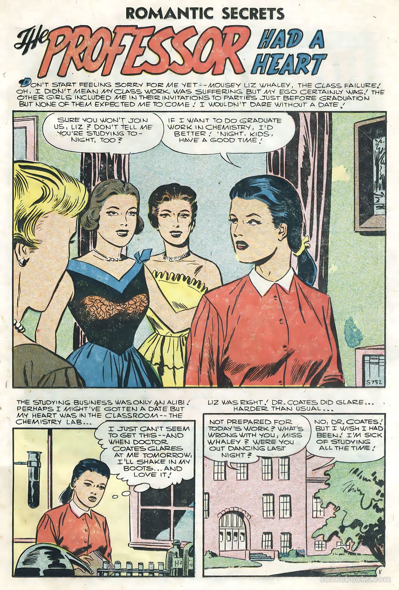 Romantic Secrets #8 (1956) — page 21 of 36
