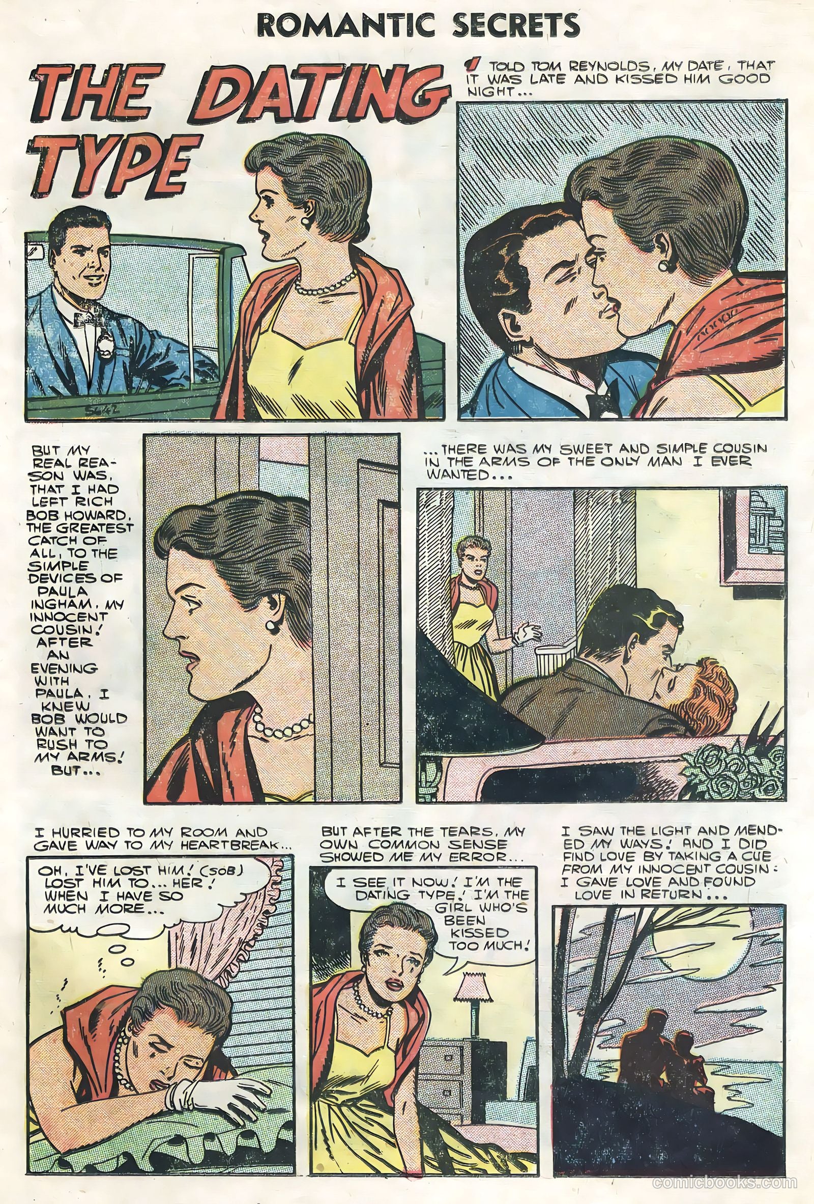 Romantic Secrets #8 (1956) — page 25 of 36