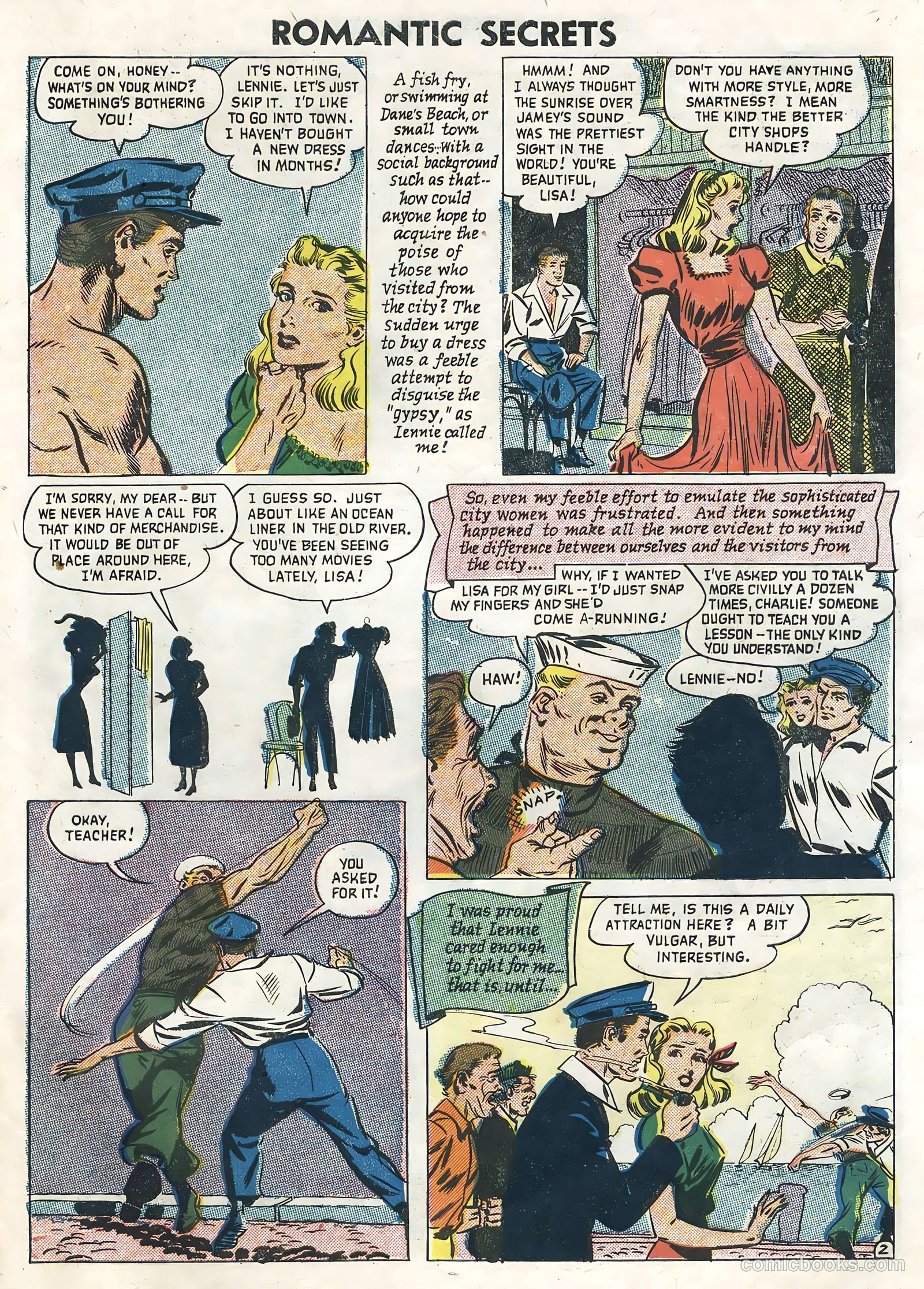 Romantic Secrets #8 (1956) — page 27 of 36