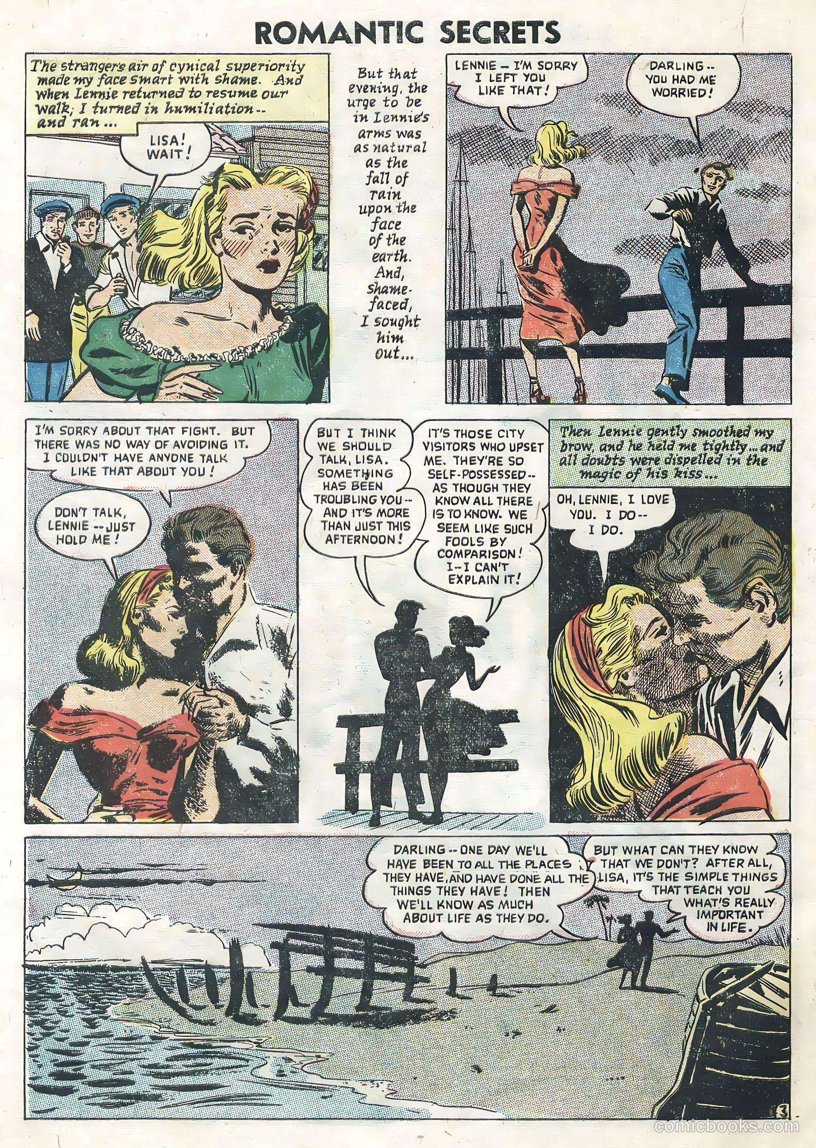 Romantic Secrets #8 (1956) — page 28 of 36