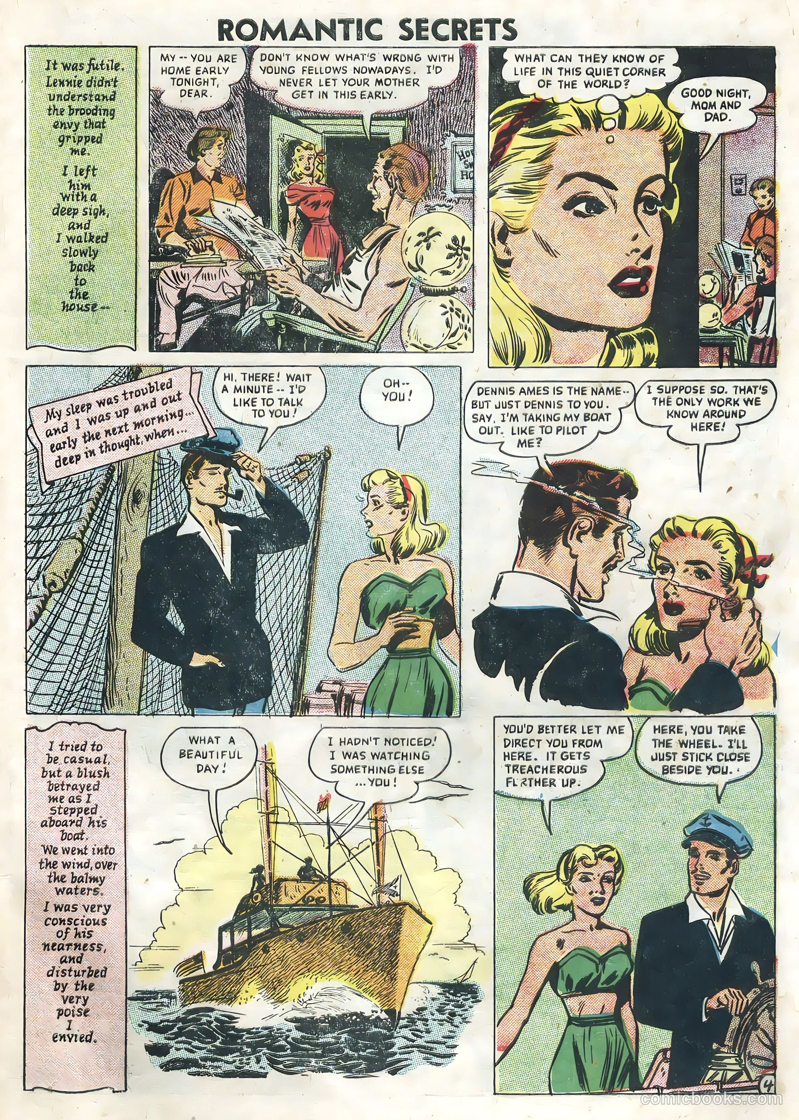 Romantic Secrets #8 (1956) — page 29 of 36