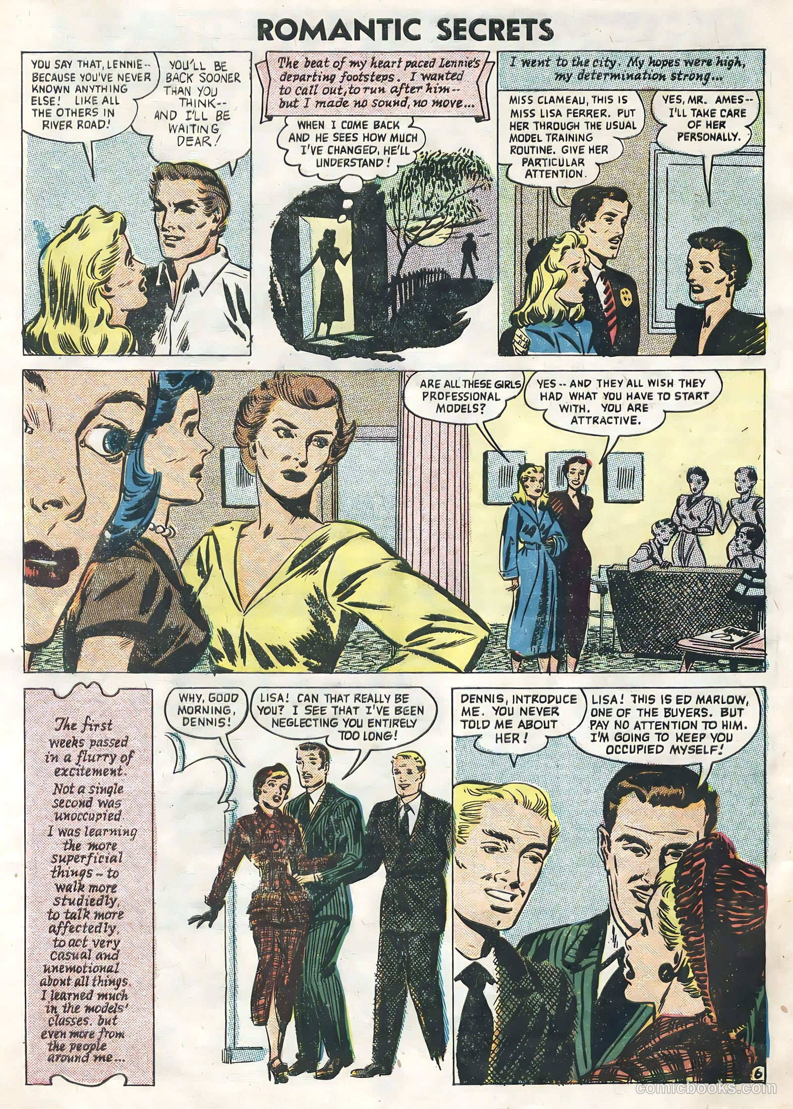 Romantic Secrets #8 (1956) — page 32 of 36