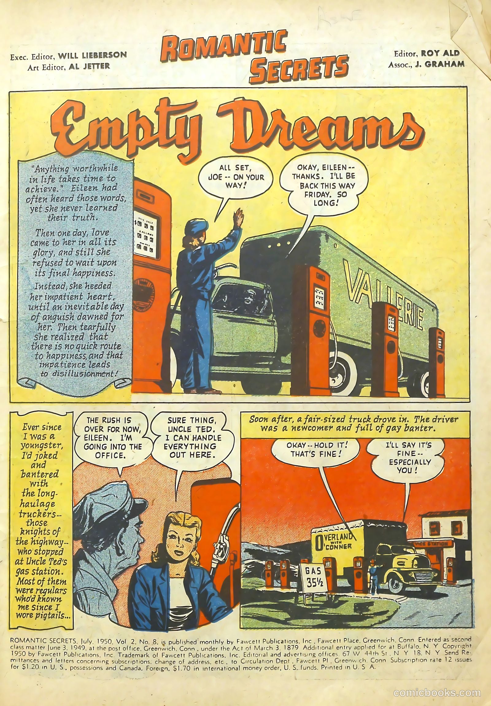 Romantic Secrets #8 (1950) — page 3 of 52