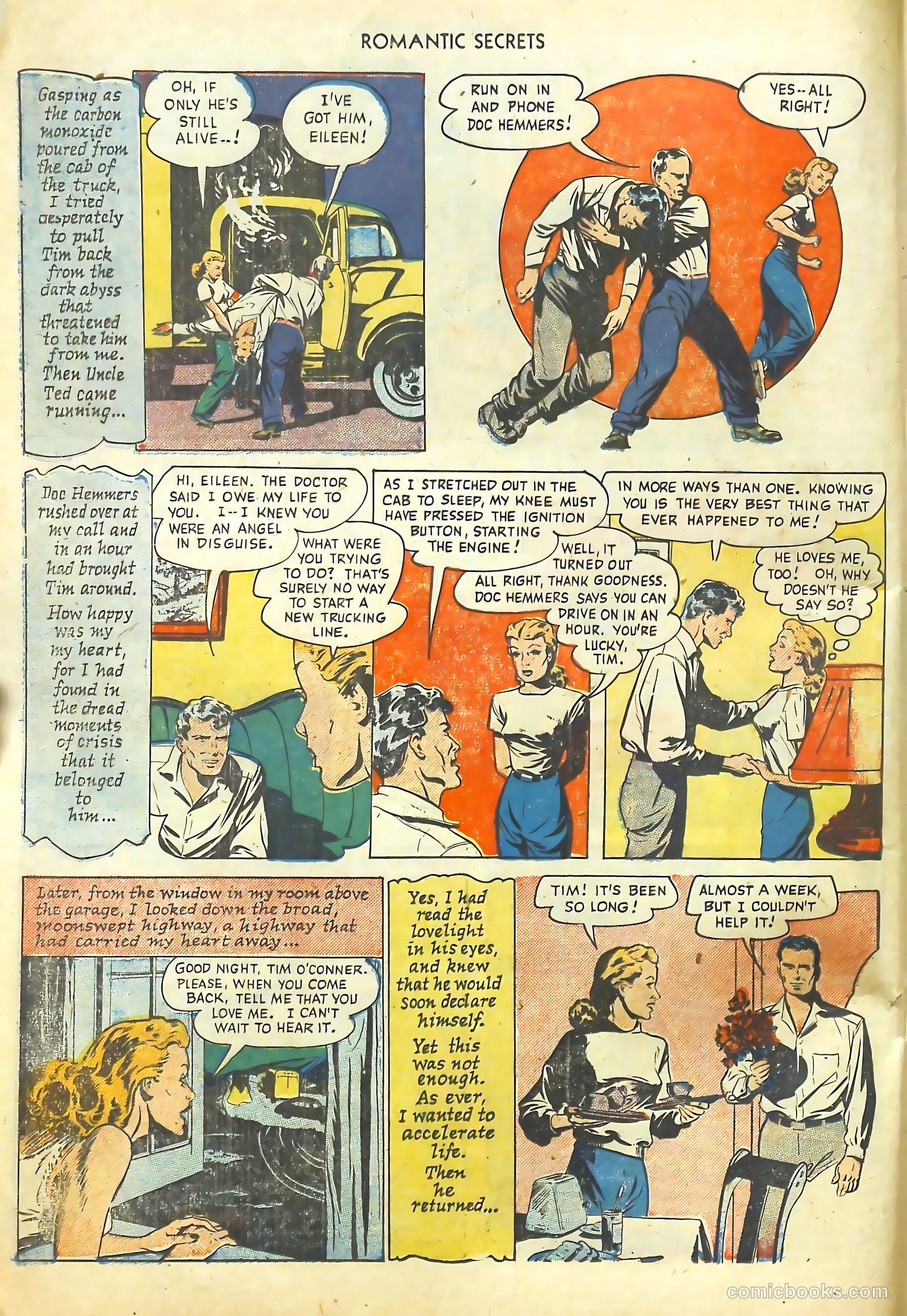Romantic Secrets #8 (1950) — page 6 of 52