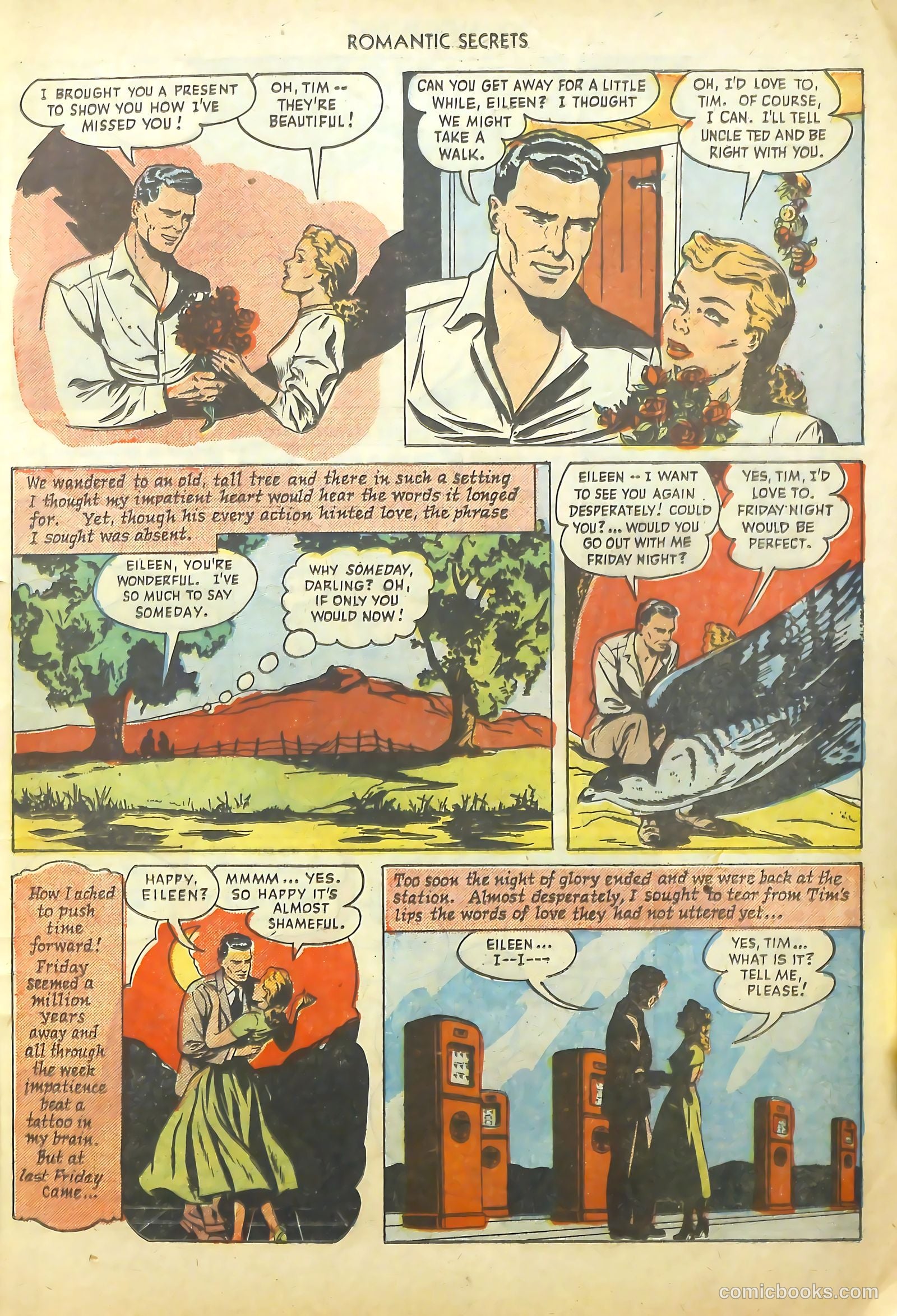 Romantic Secrets #8 (1950) — page 7 of 52