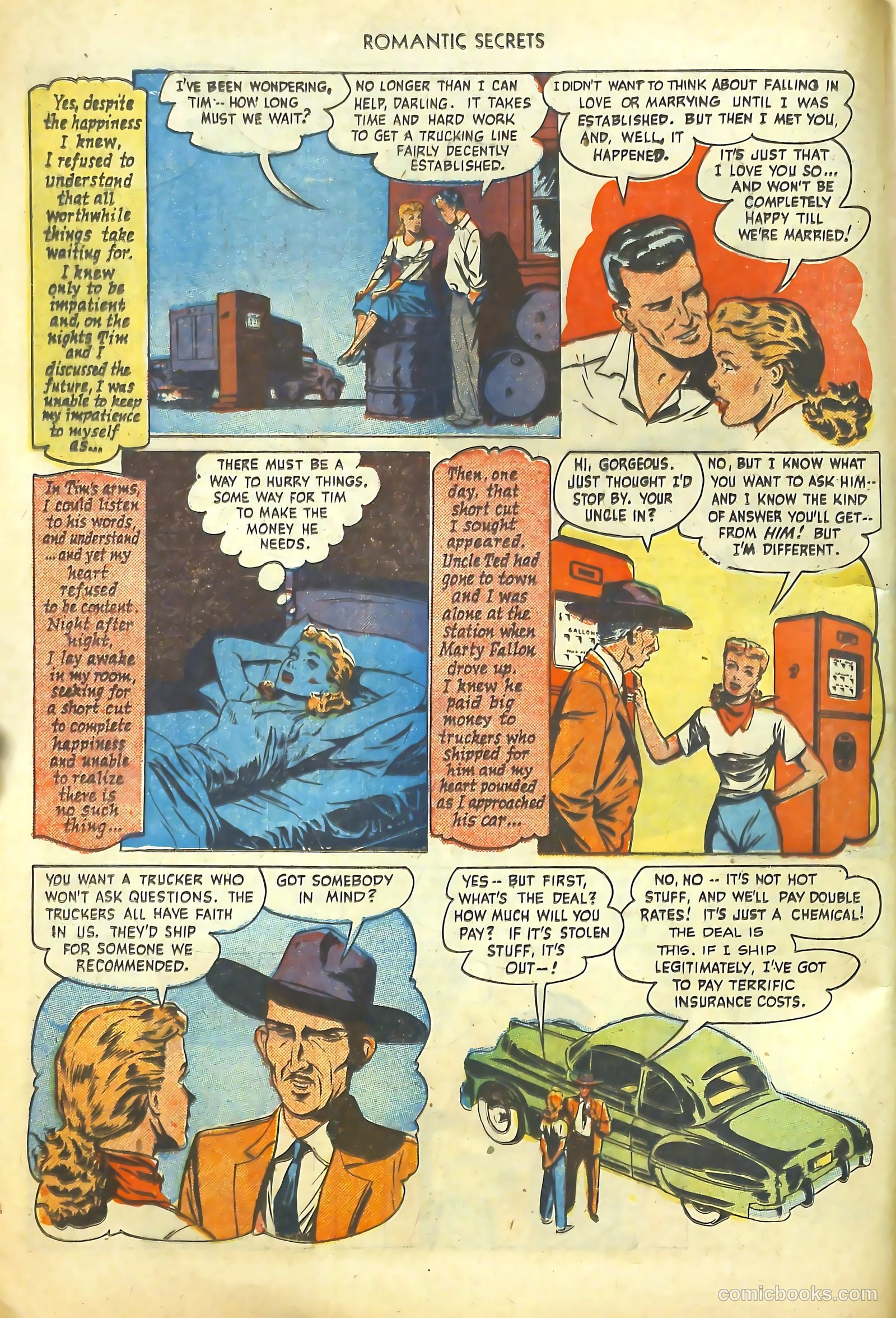 Romantic Secrets #8 (1950) — page 10 of 52