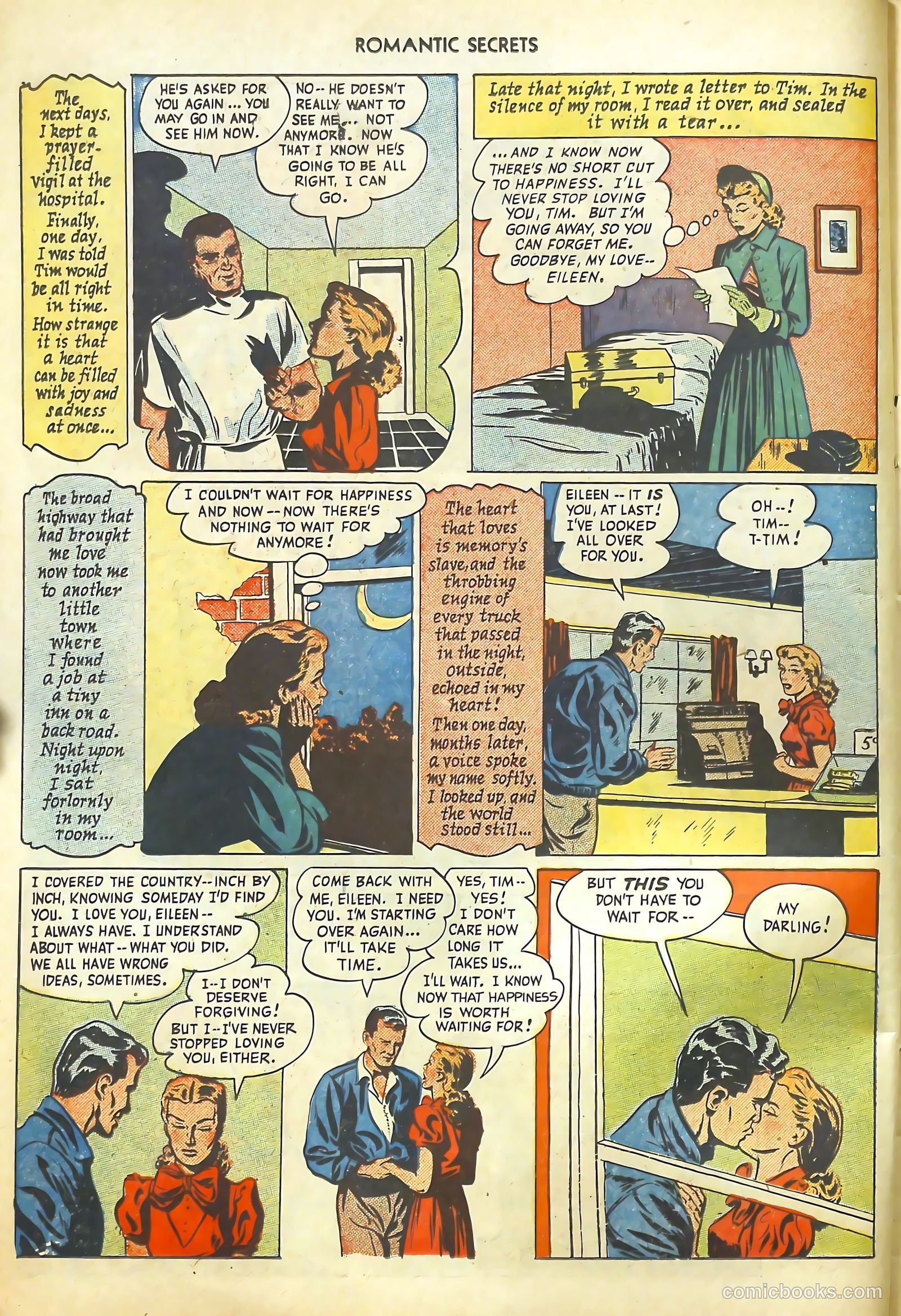 Romantic Secrets #8 (1950) — page 14 of 52