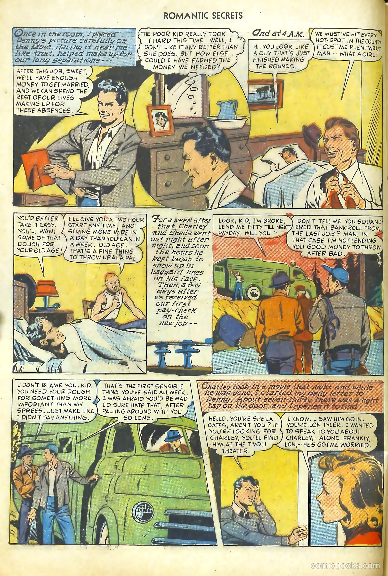 Romantic Secrets #8 (1950) — page 16 of 52