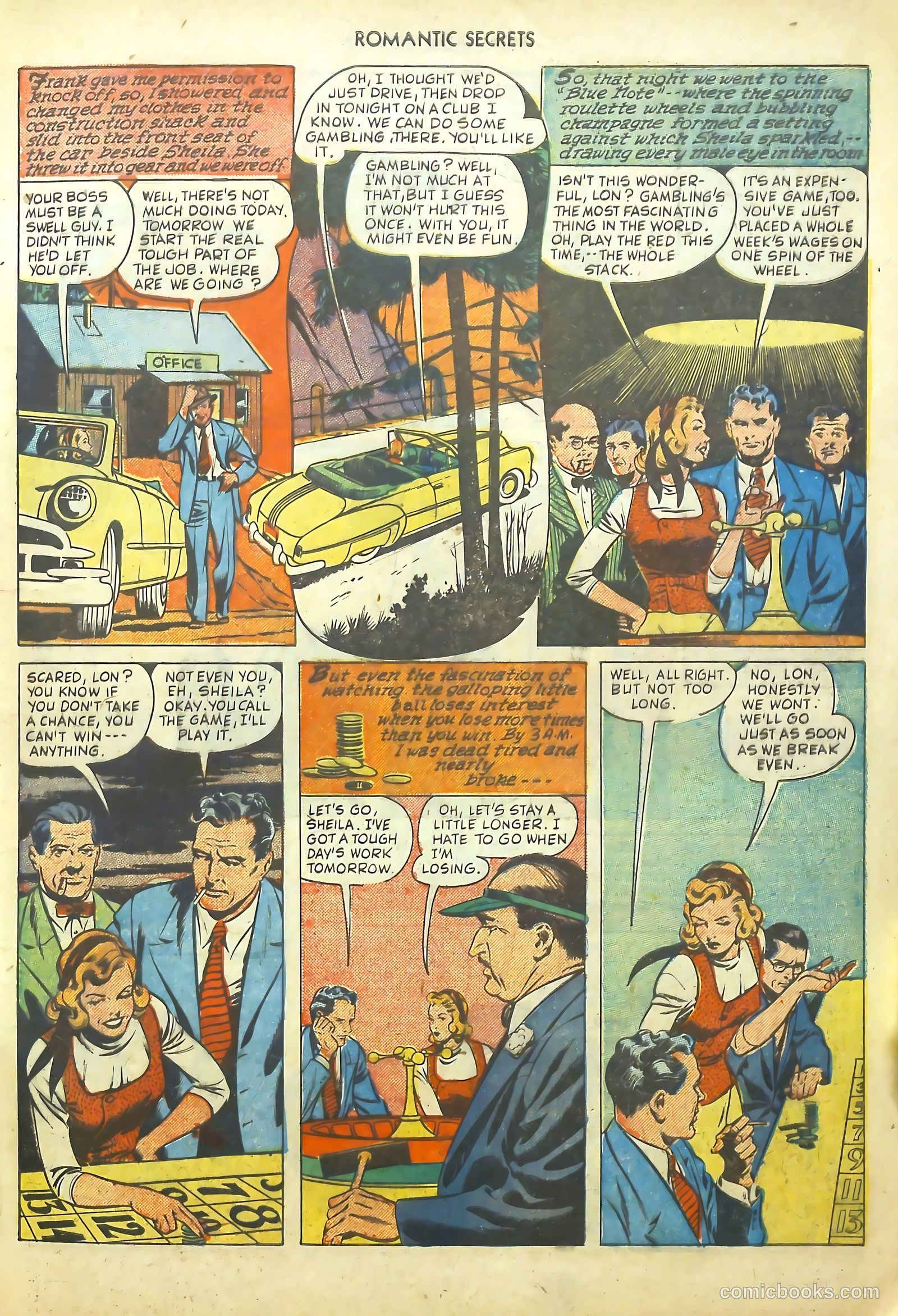 Romantic Secrets #8 (1950) — page 19 of 52