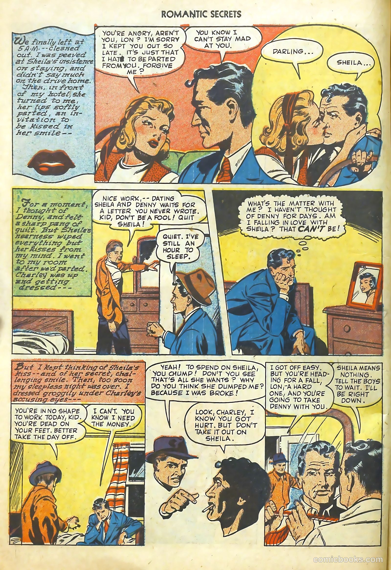 Romantic Secrets #8 (1950) — page 20 of 52