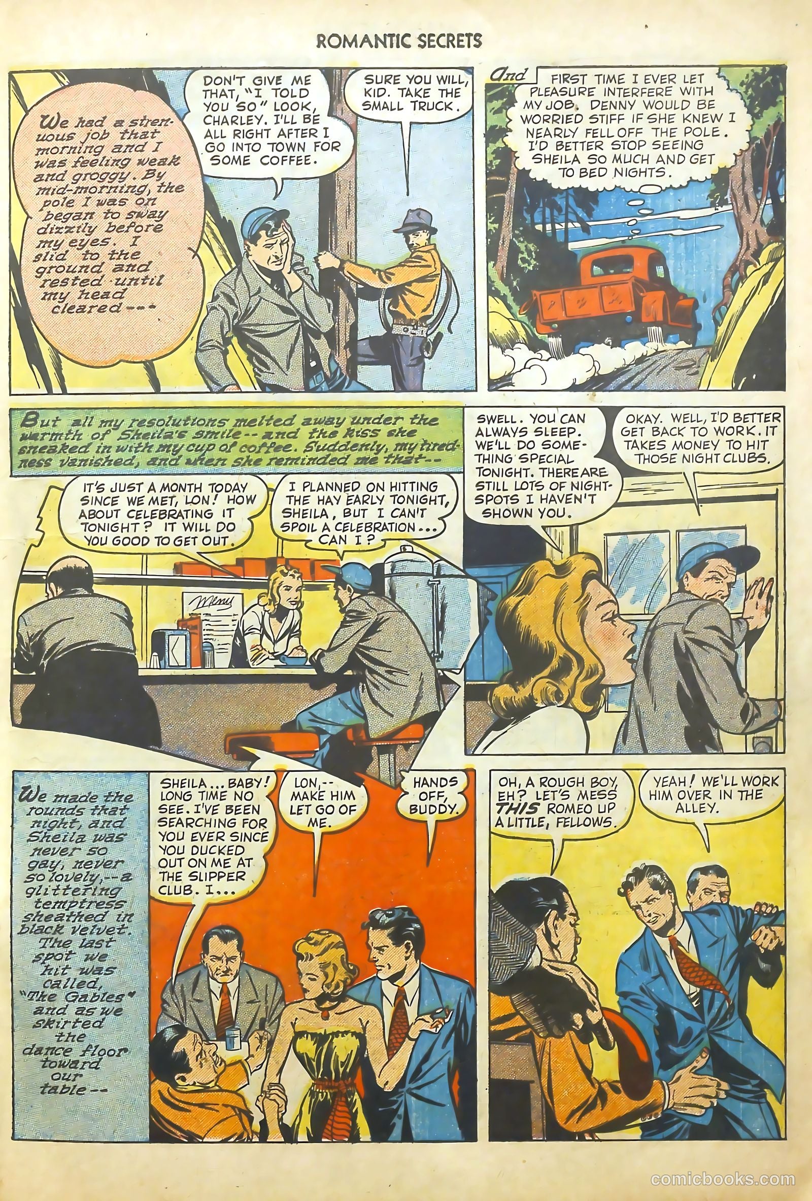 Romantic Secrets #8 (1950) — page 21 of 52