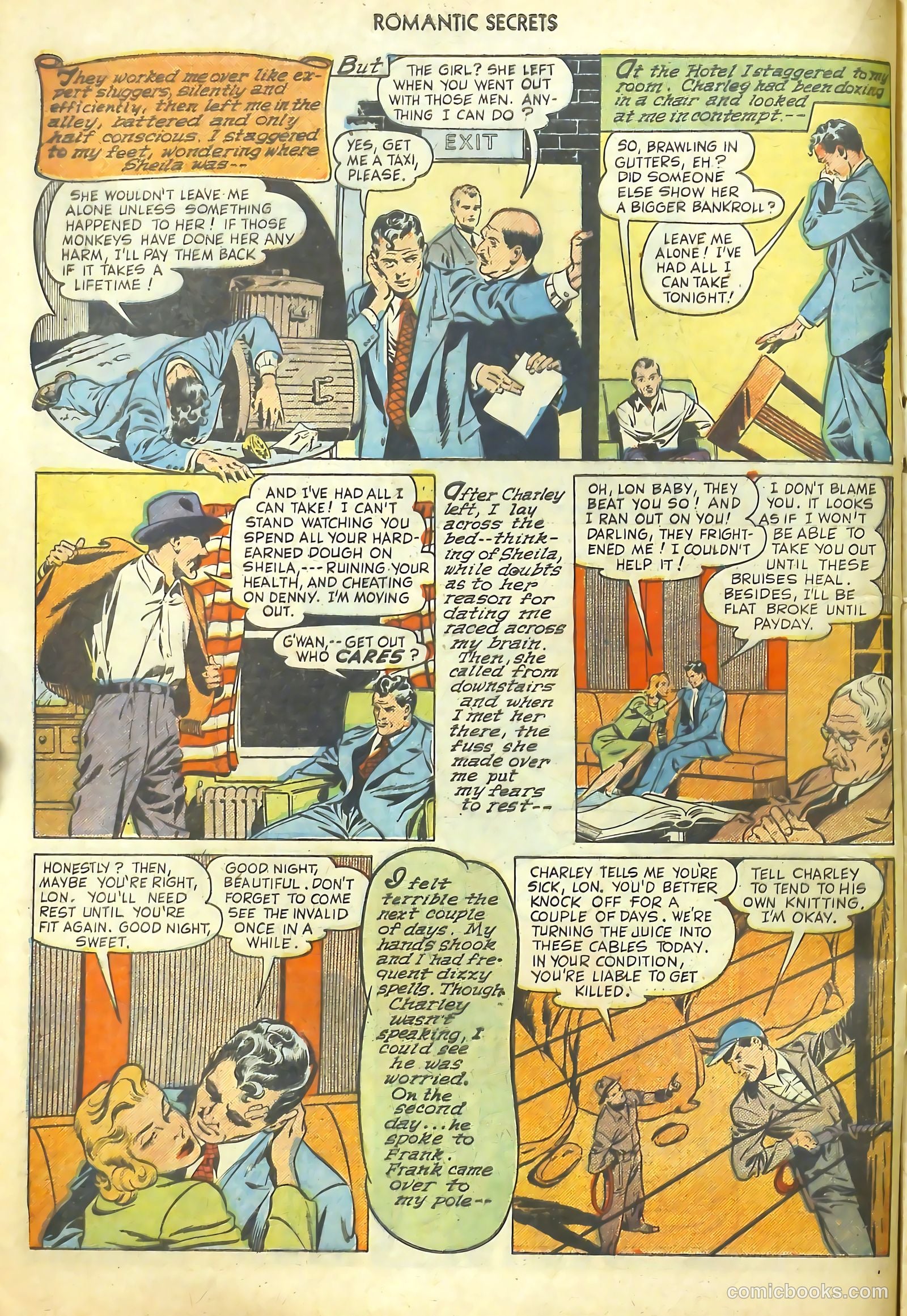 Romantic Secrets #8 (1950) — page 22 of 52