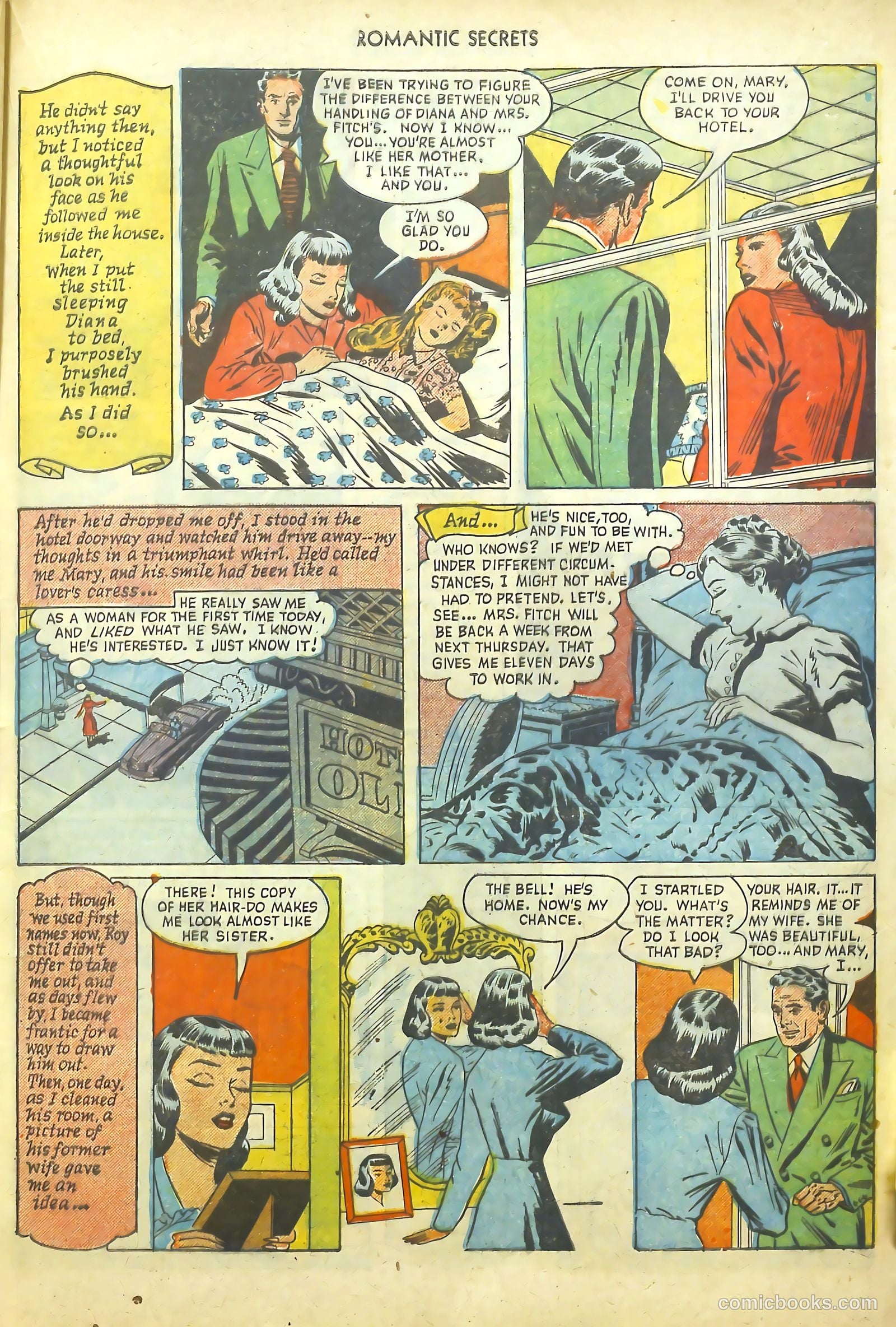 Romantic Secrets #8 (1950) — page 31 of 52
