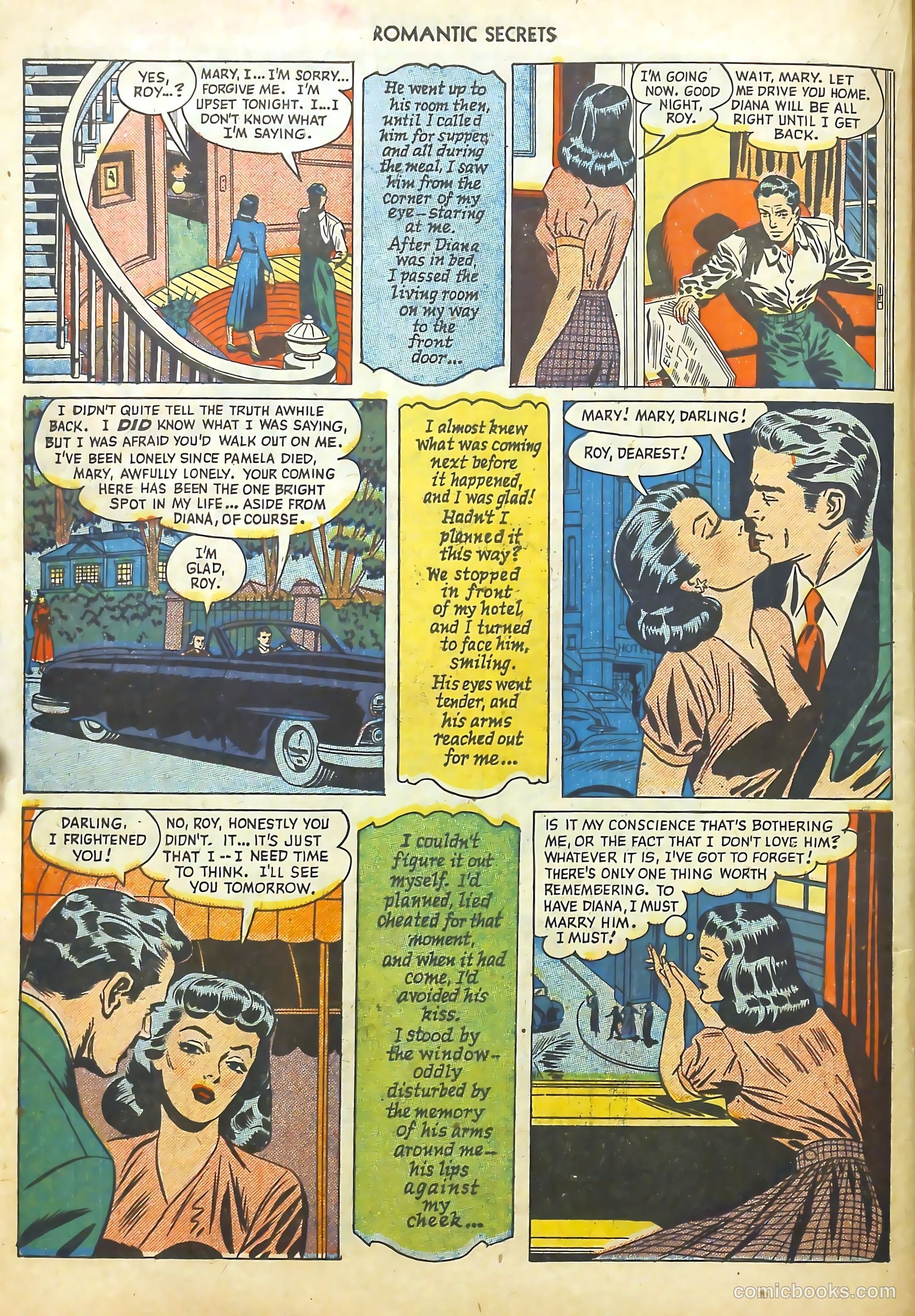 Romantic Secrets #8 (1950) — page 32 of 52