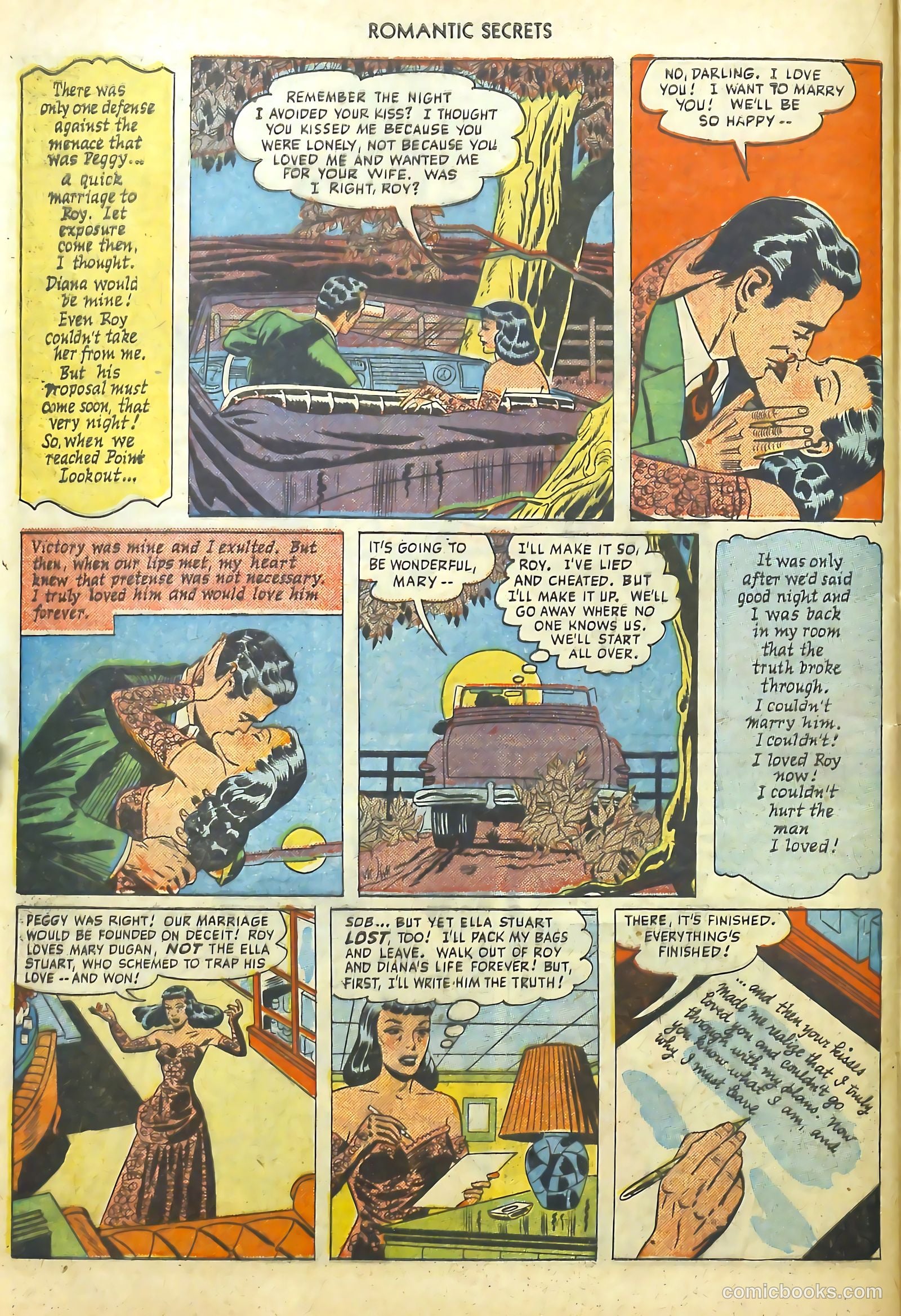 Romantic Secrets #8 (1950) — page 34 of 52