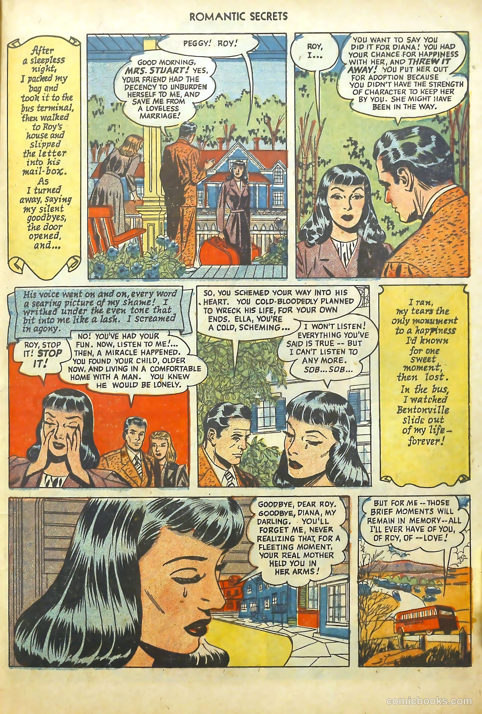 Romantic Secrets #8 (1950) — page 35 of 52