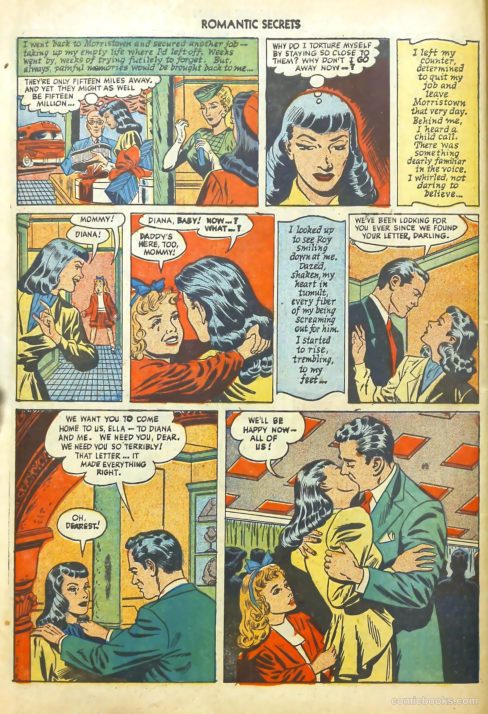 Romantic Secrets #8 (1950) — page 36 of 52