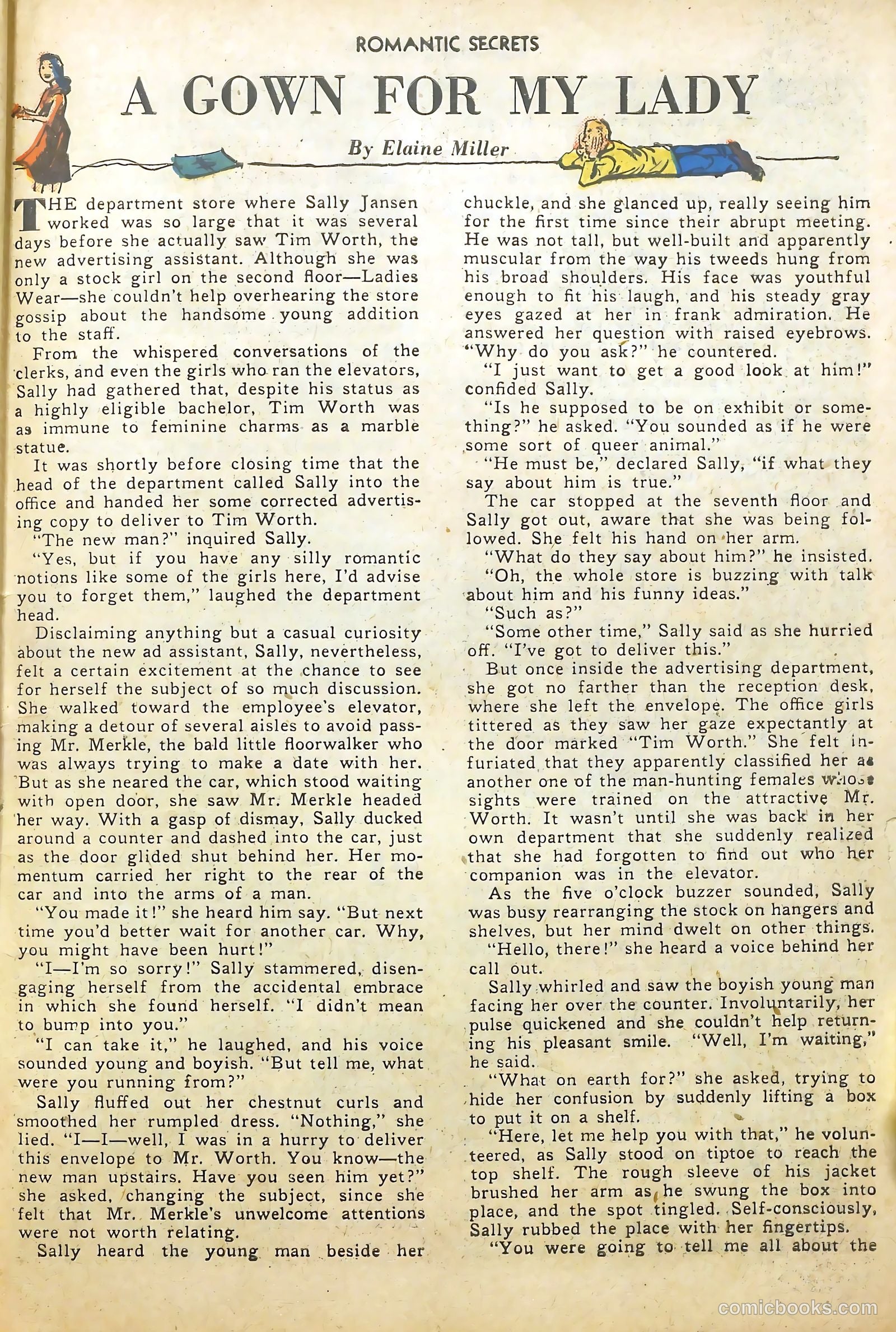 Romantic Secrets #8 (1950) — page 37 of 52