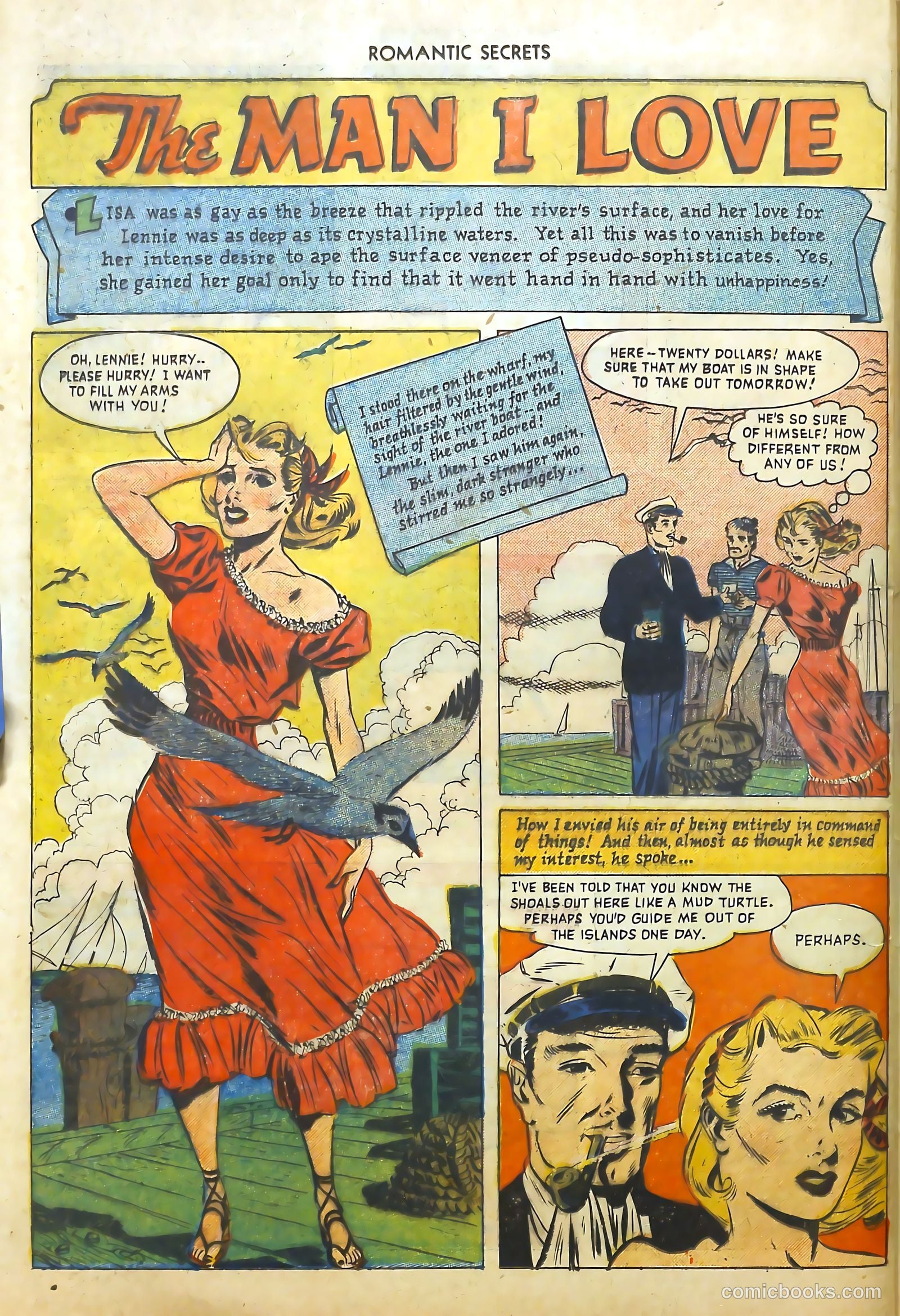 Romantic Secrets #8 (1950) — page 40 of 52