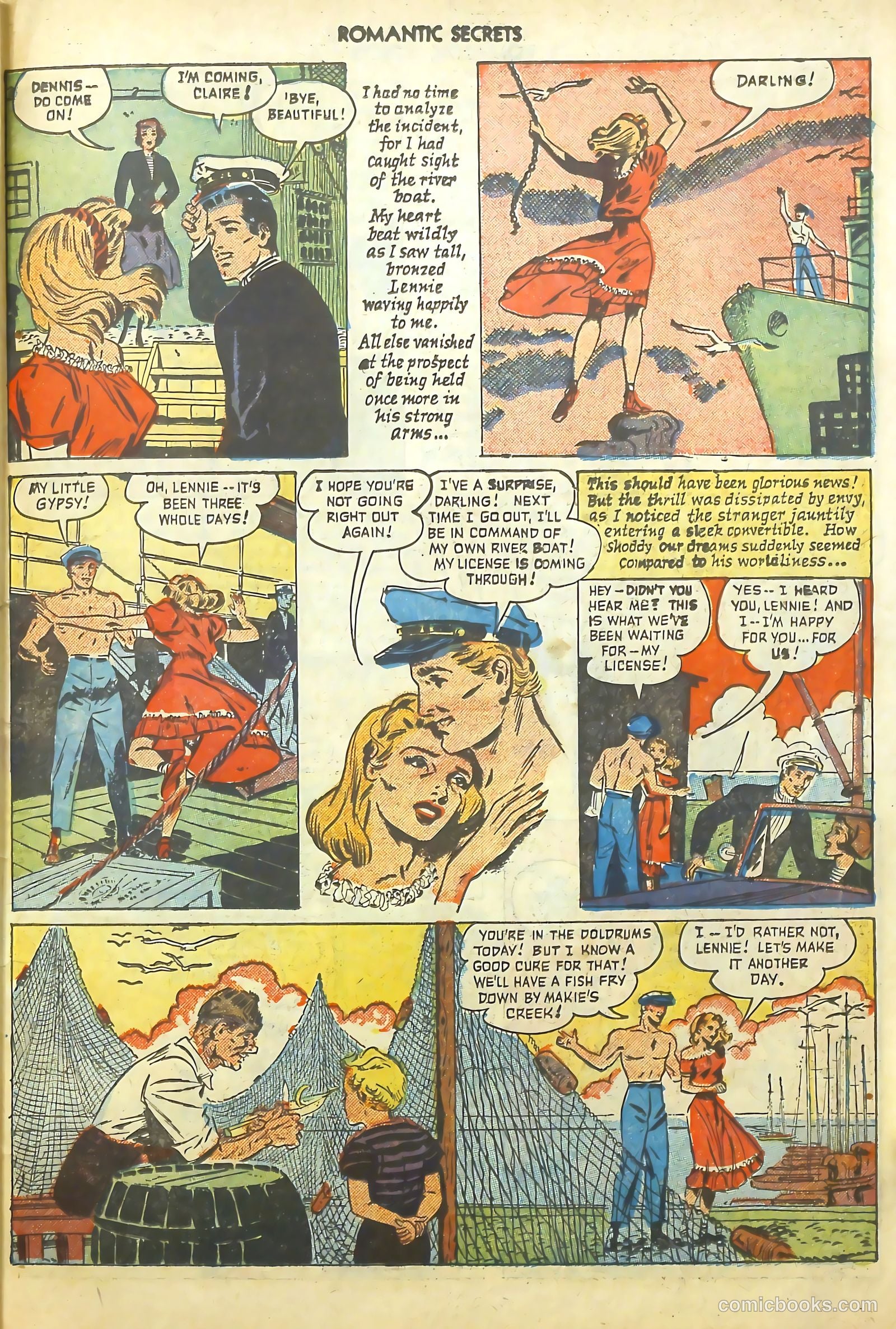 Romantic Secrets #8 (1950) — page 41 of 52