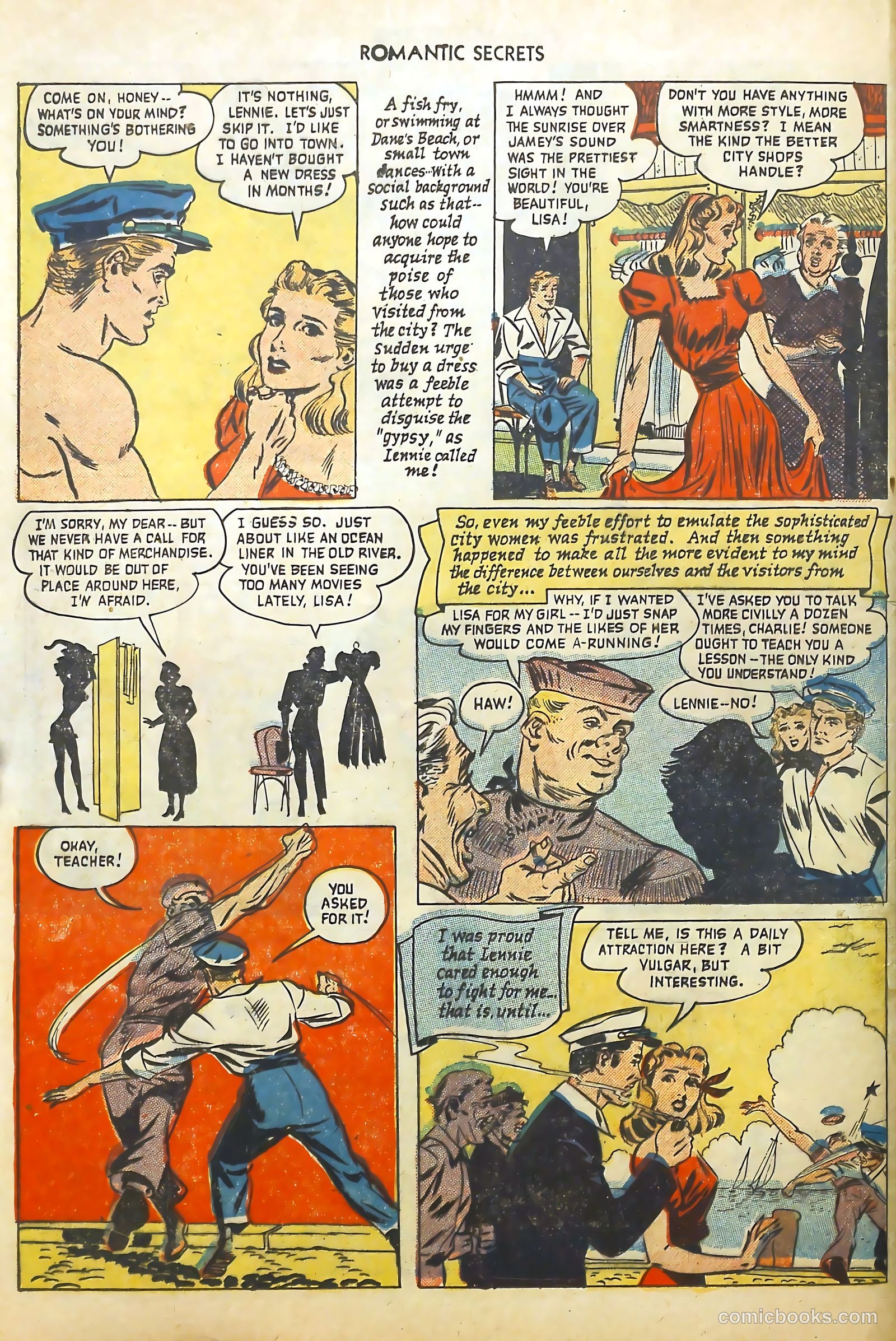 Romantic Secrets #8 (1950) — page 42 of 52