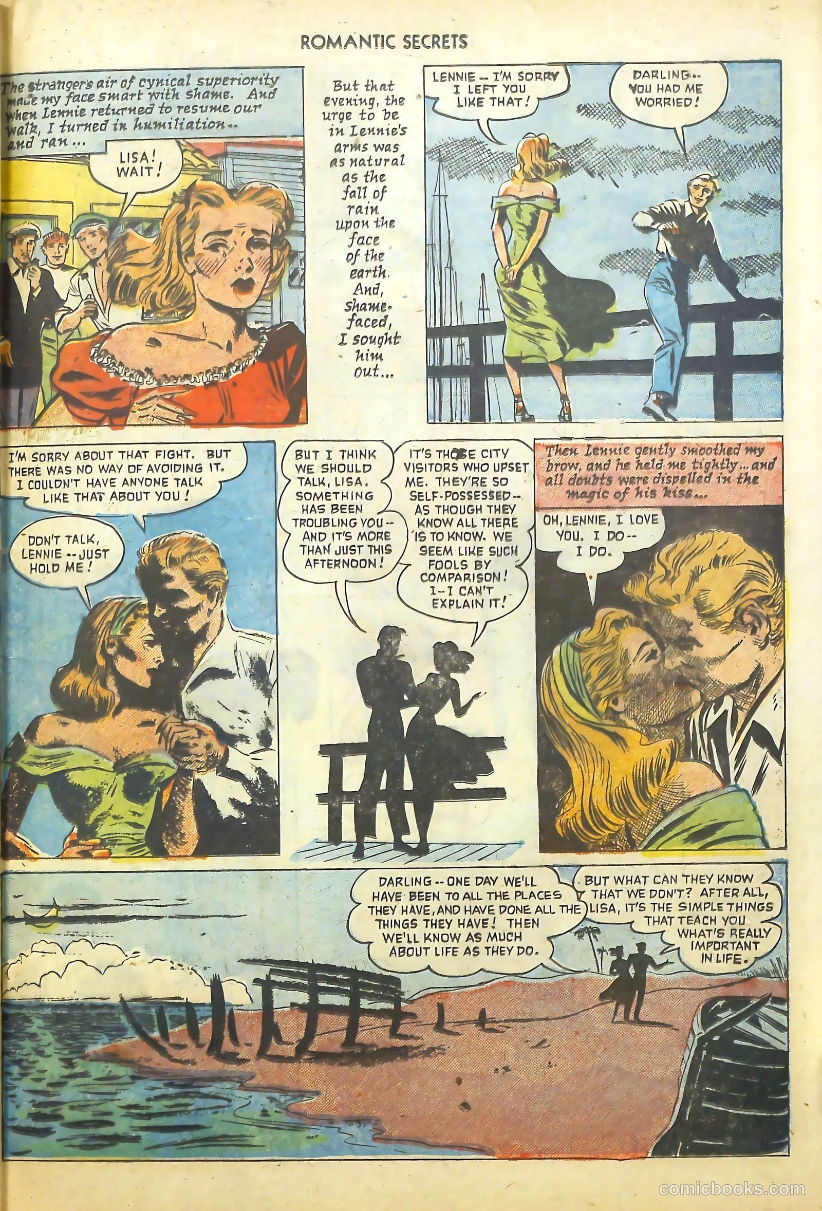 Romantic Secrets #8 (1950) — page 43 of 52