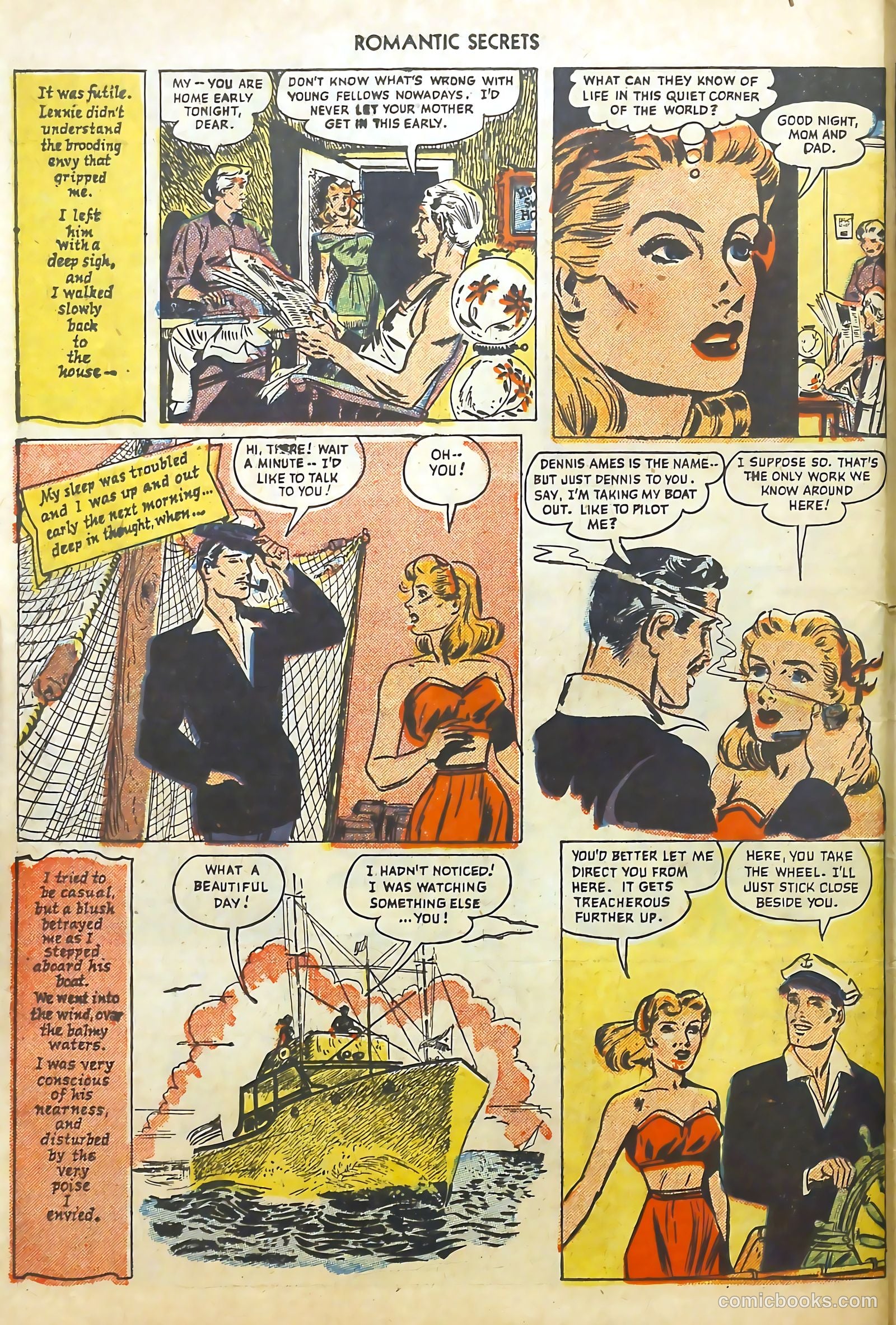 Romantic Secrets #8 (1950) — page 44 of 52