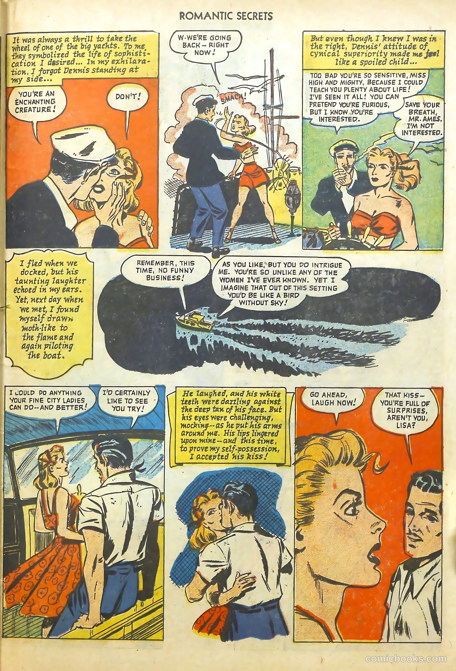 Romantic Secrets #8 (1950) — page 45 of 52