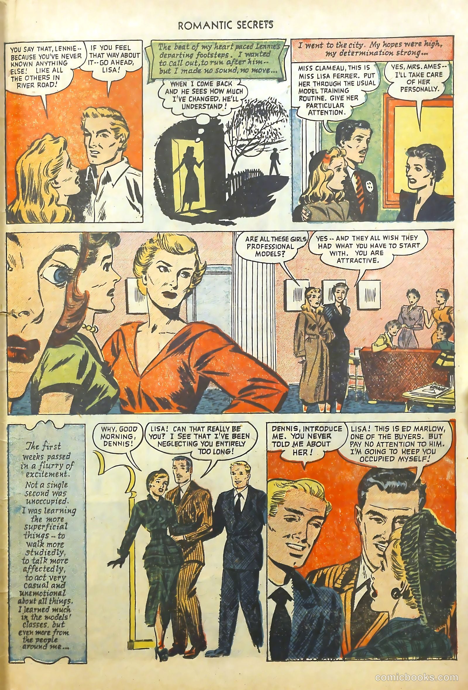 Romantic Secrets #8 (1950) — page 47 of 52