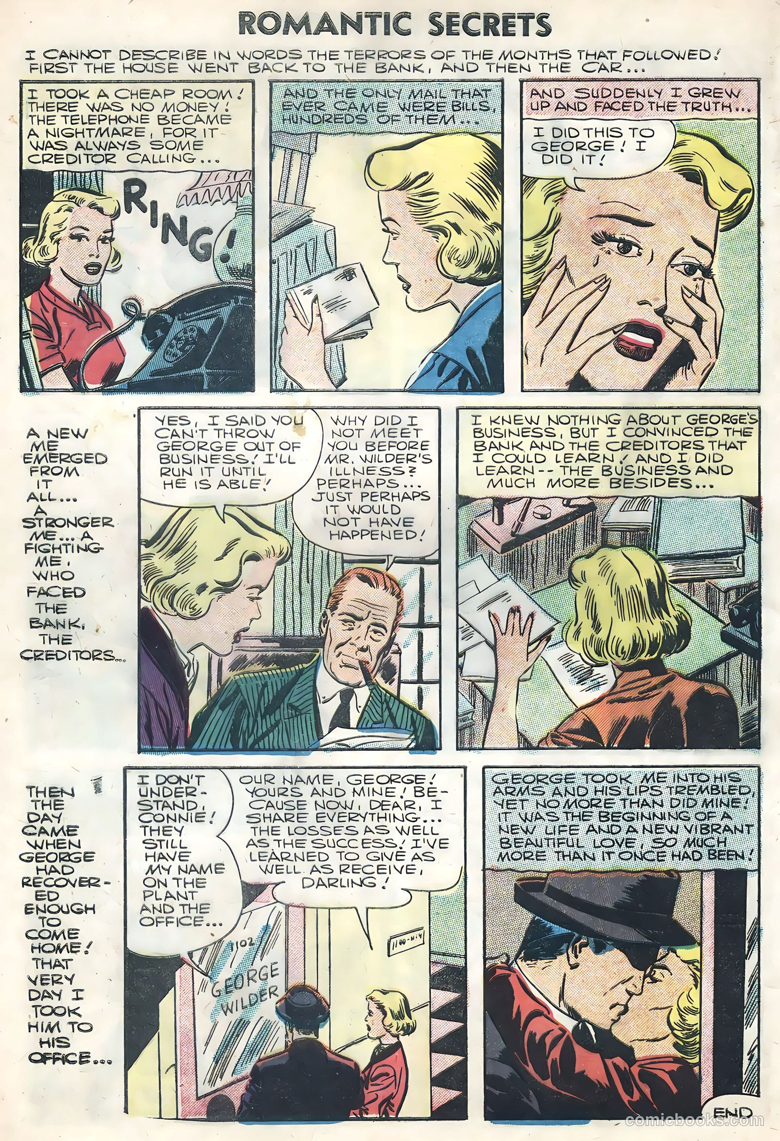 Romantic Secrets #9 (1956) — page 8 of 36