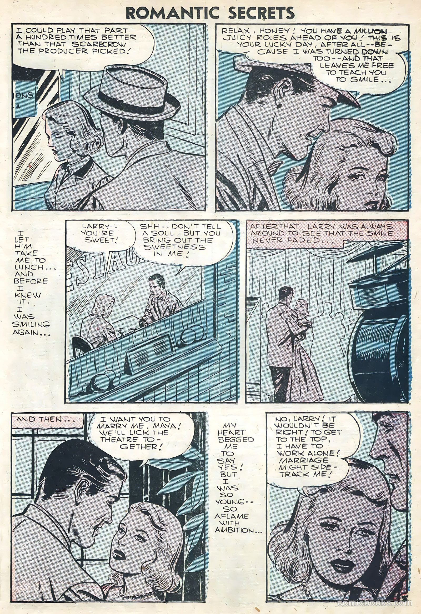 Romantic Secrets #9 (1956) — page 11 of 36