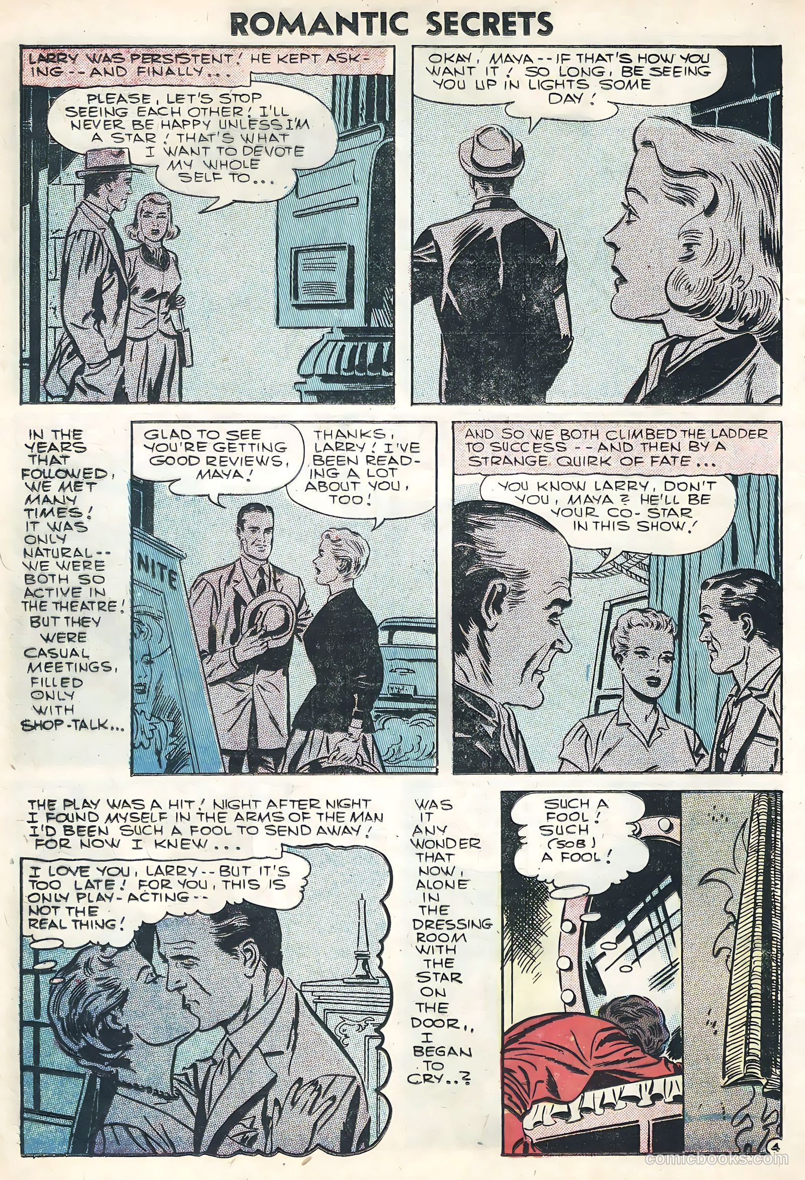 Romantic Secrets #9 (1956) — page 12 of 36