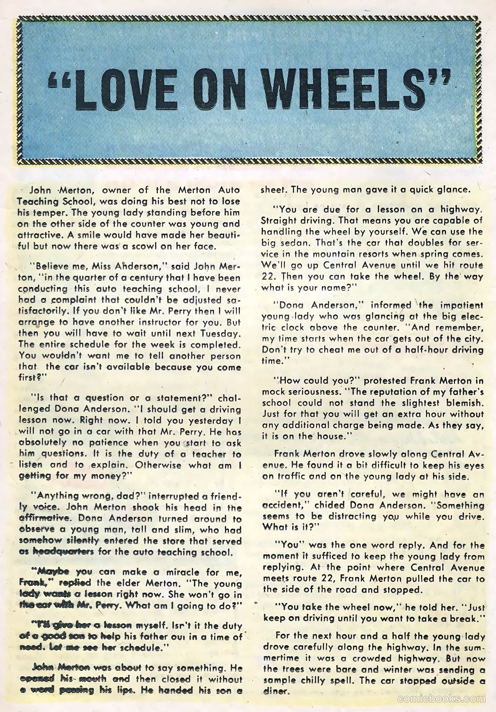 Romantic Secrets #9 (1956) — page 16 of 36