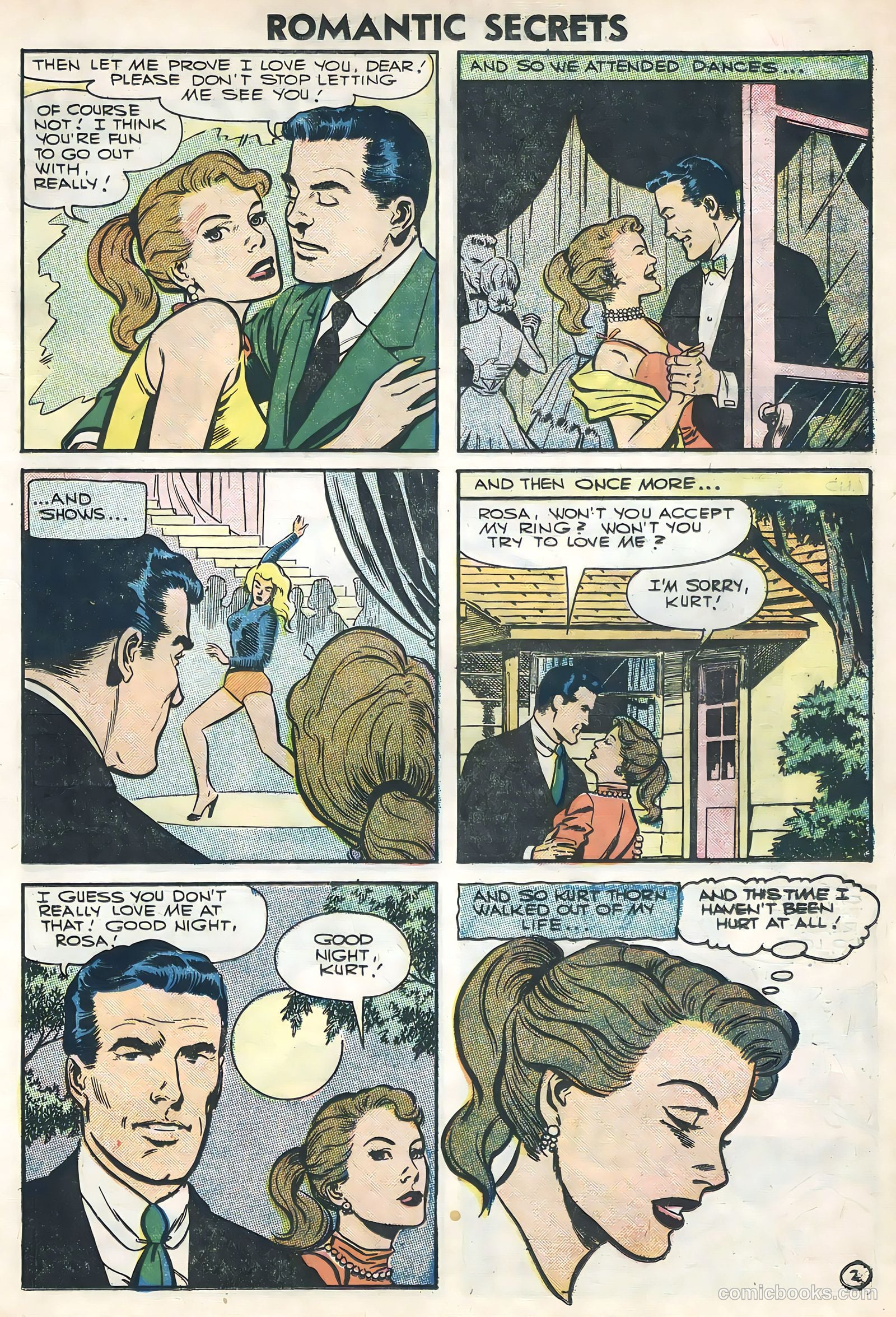 Romantic Secrets #9 (1956) — page 19 of 36