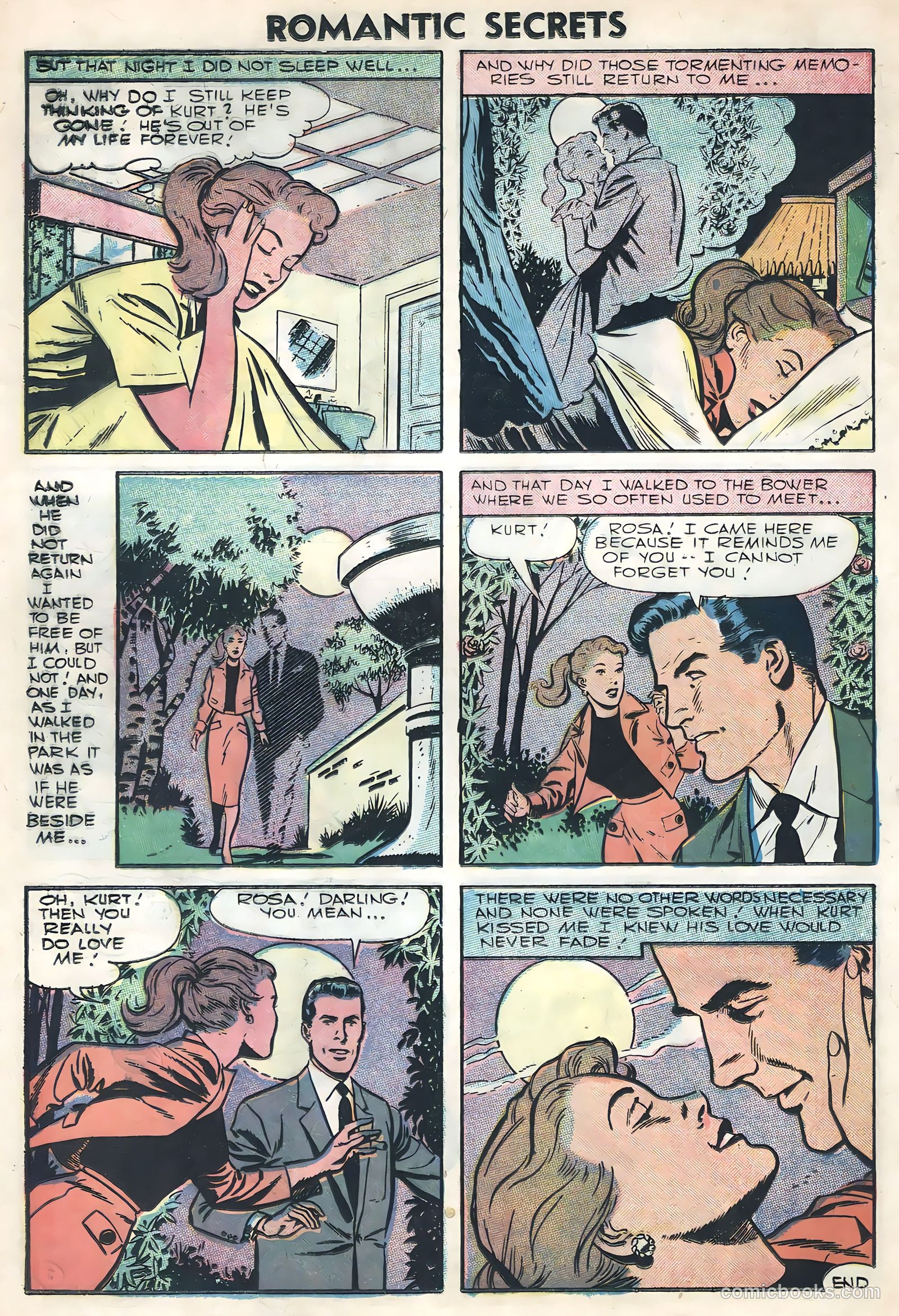 Romantic Secrets #9 (1956) — page 20 of 36
