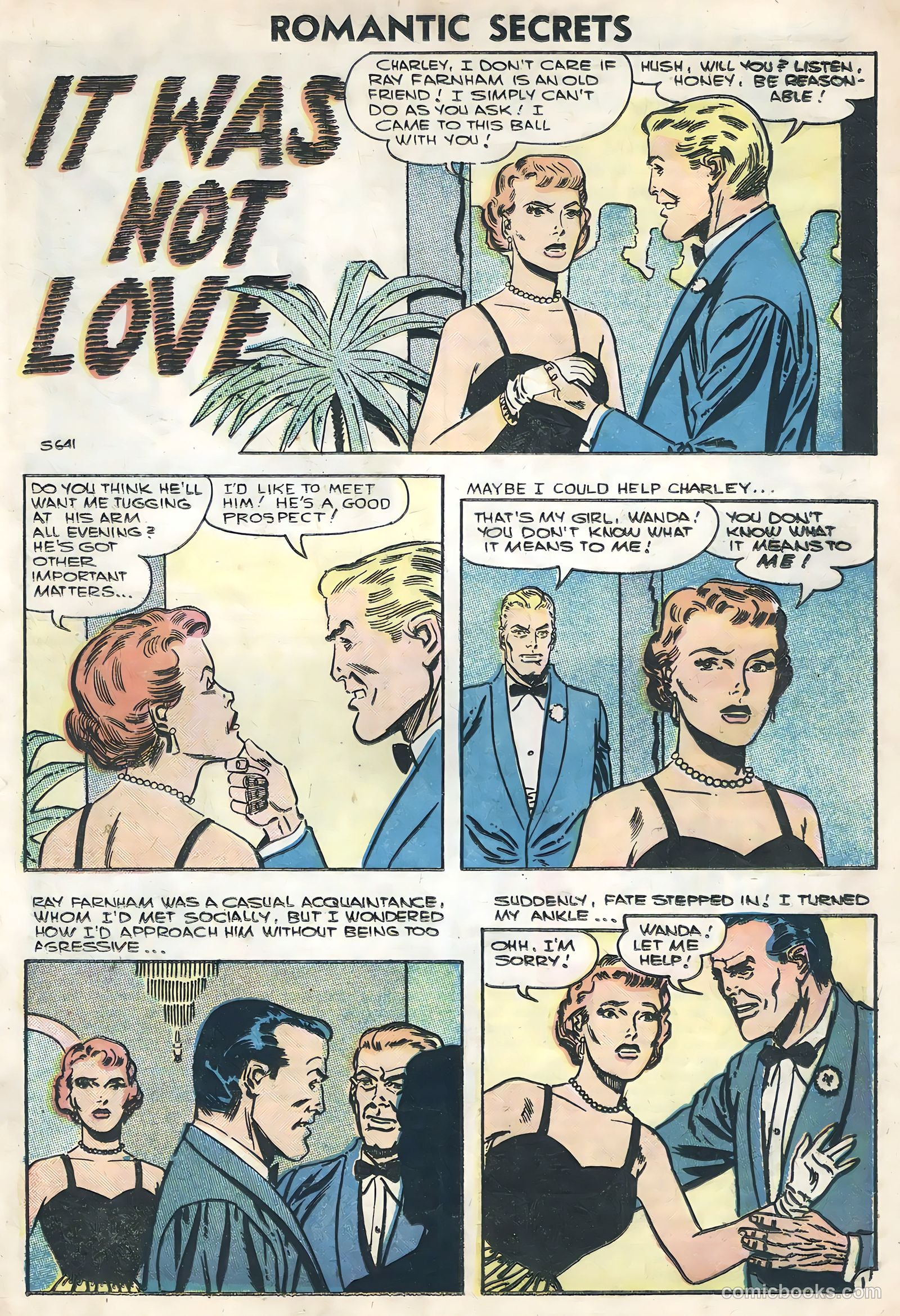 Romantic Secrets #9 (1956) — page 21 of 36