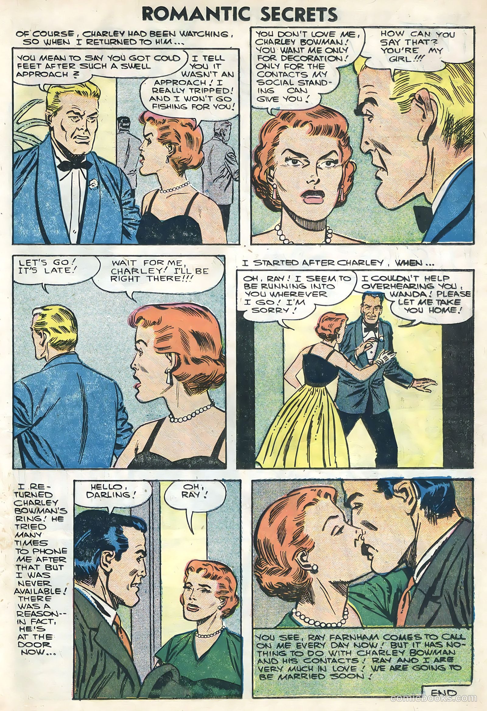 Romantic Secrets #9 (1956) — page 23 of 36