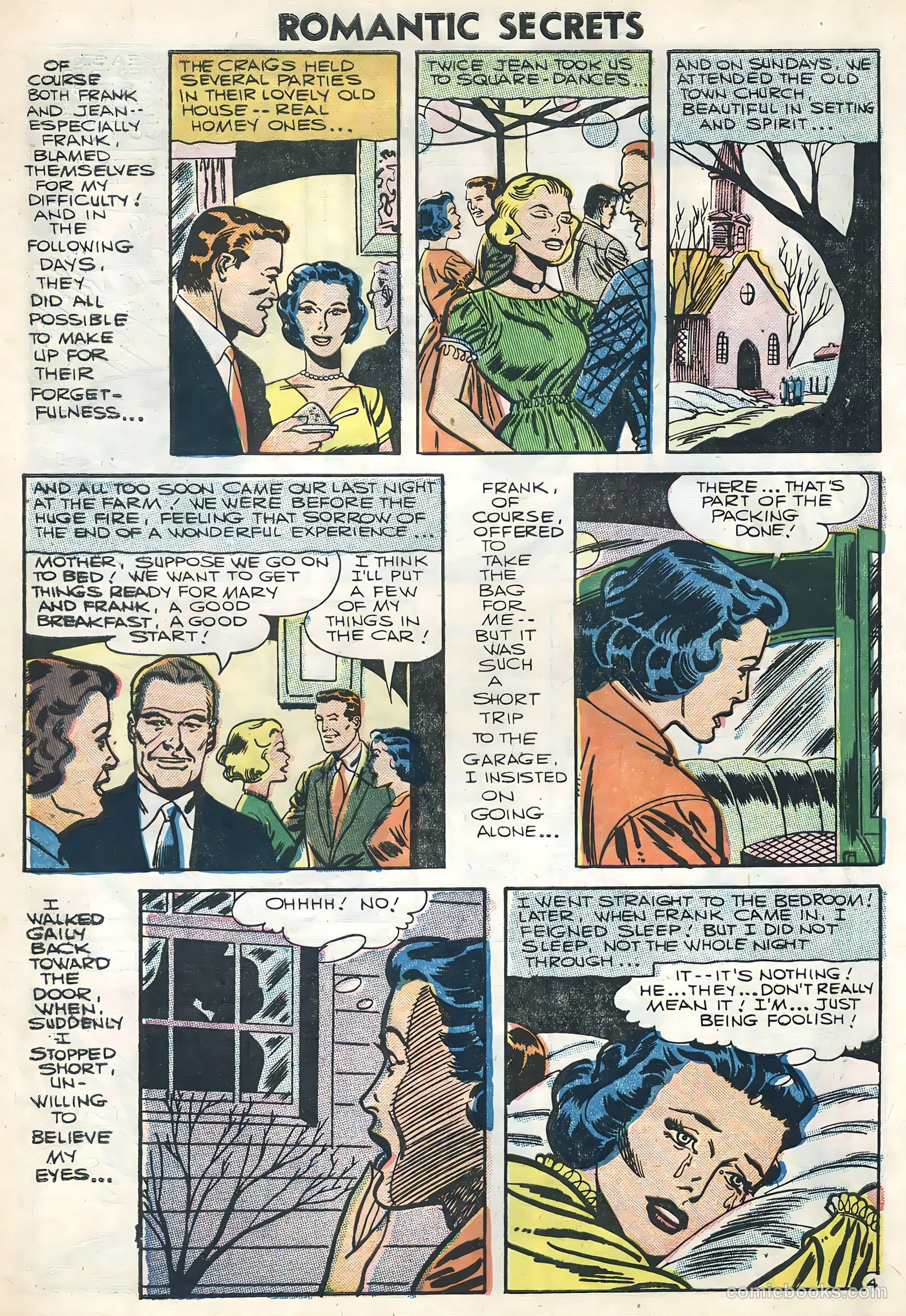 Romantic Secrets #9 (1956) — page 30 of 36